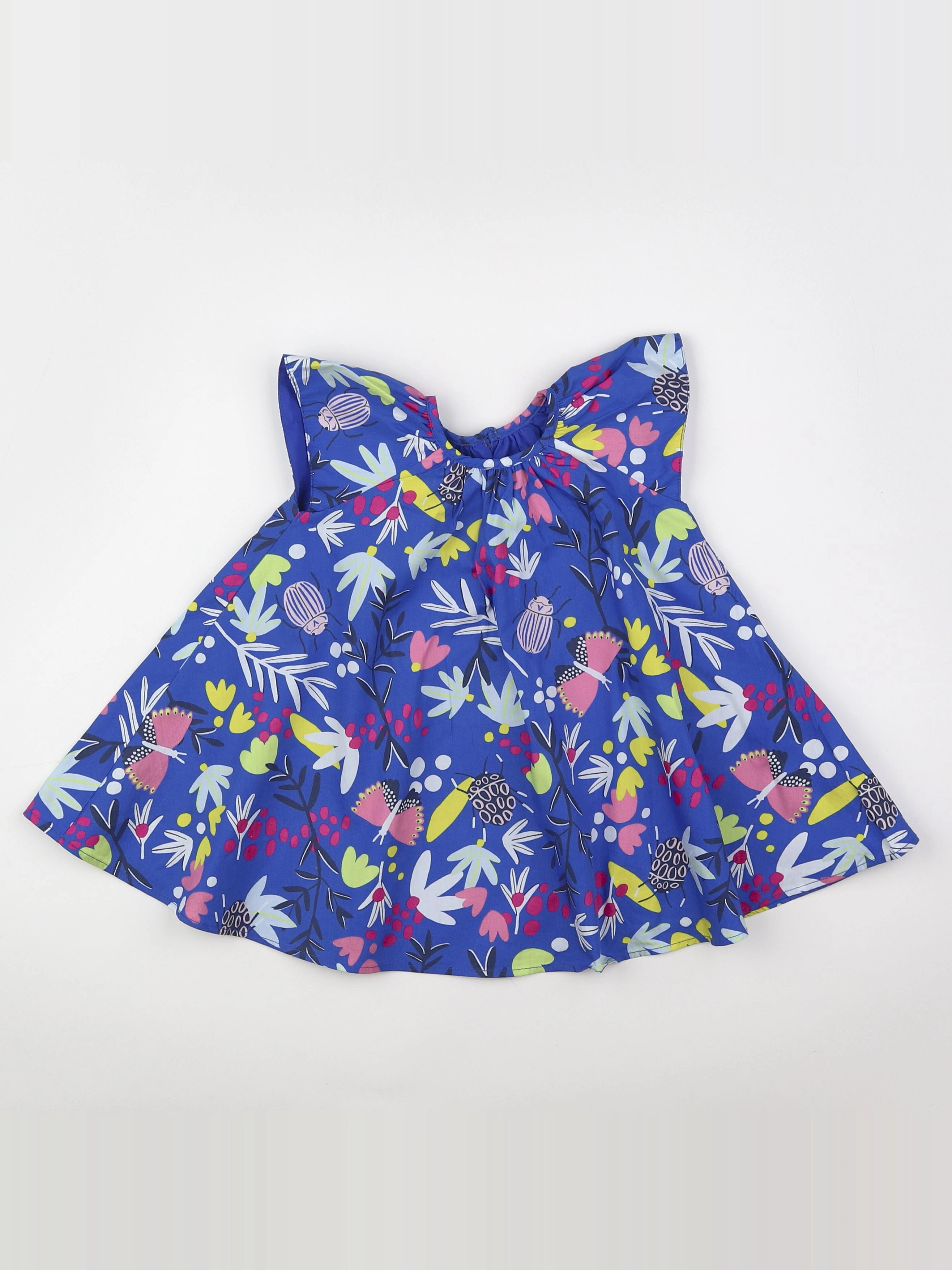 Catimini - robe bleu - 9 mois