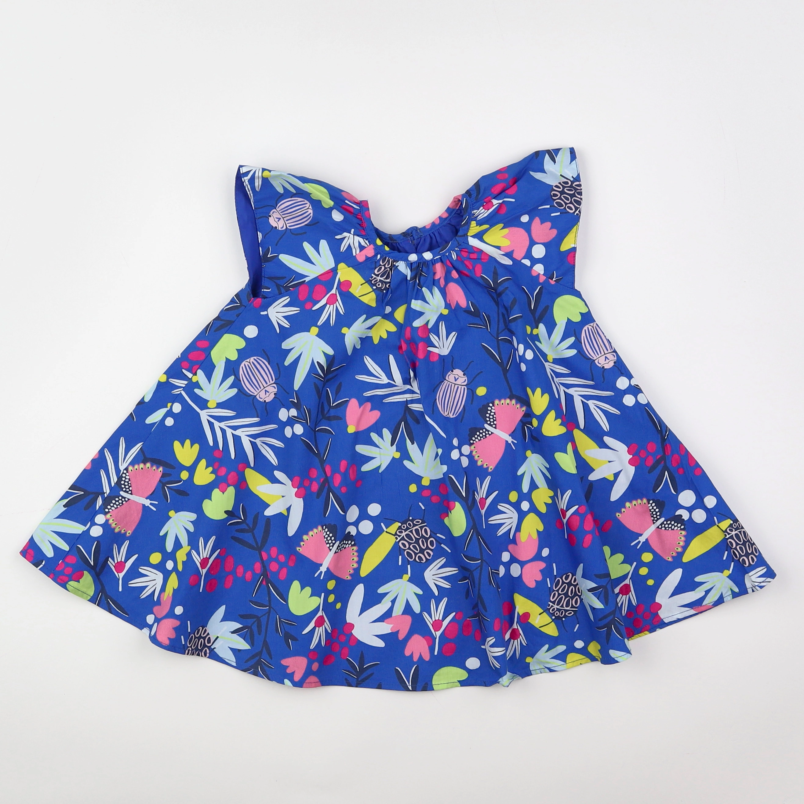 Catimini - robe bleu - 9 mois