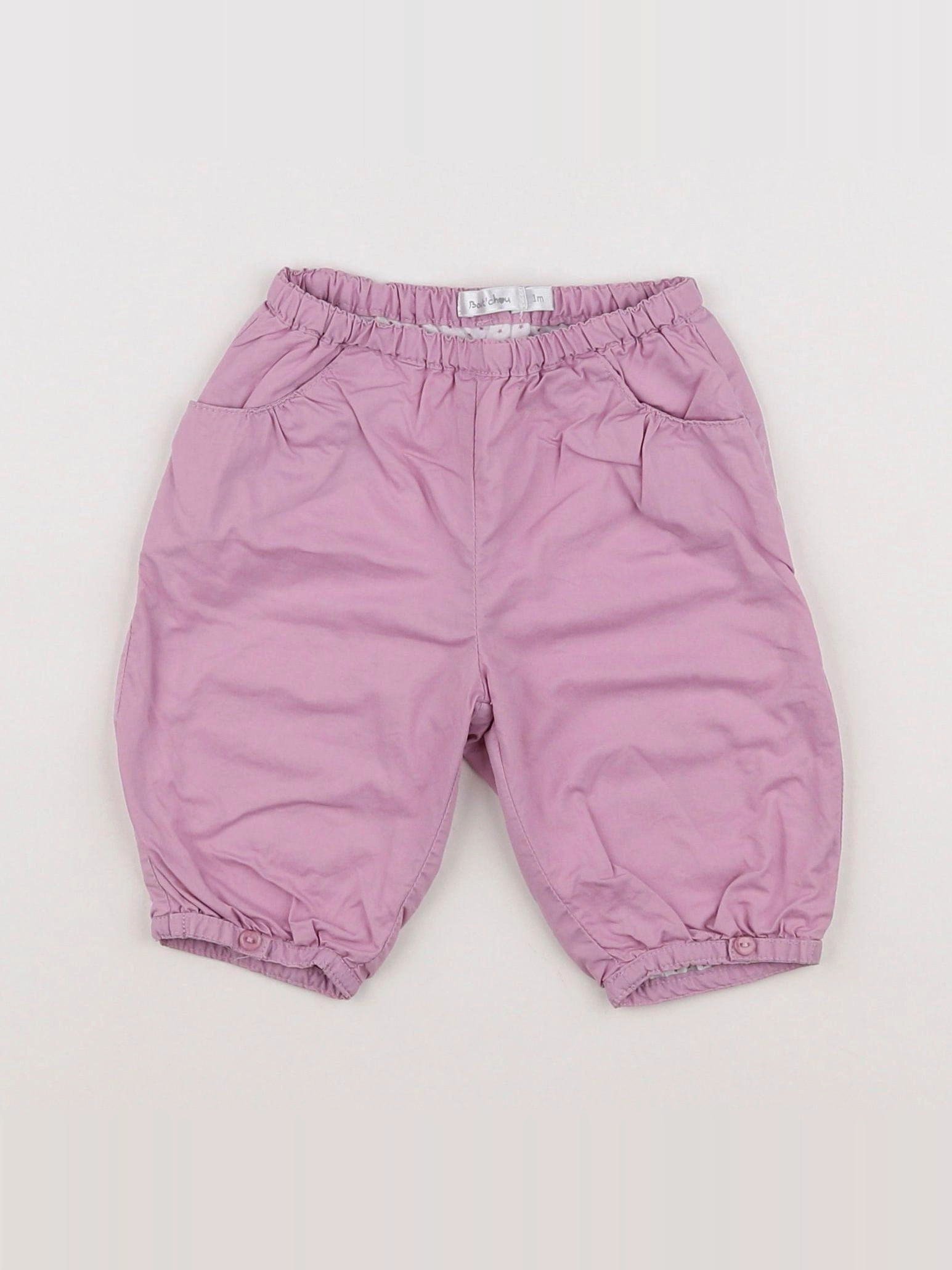Boutchou - sarouel rose - 1 mois