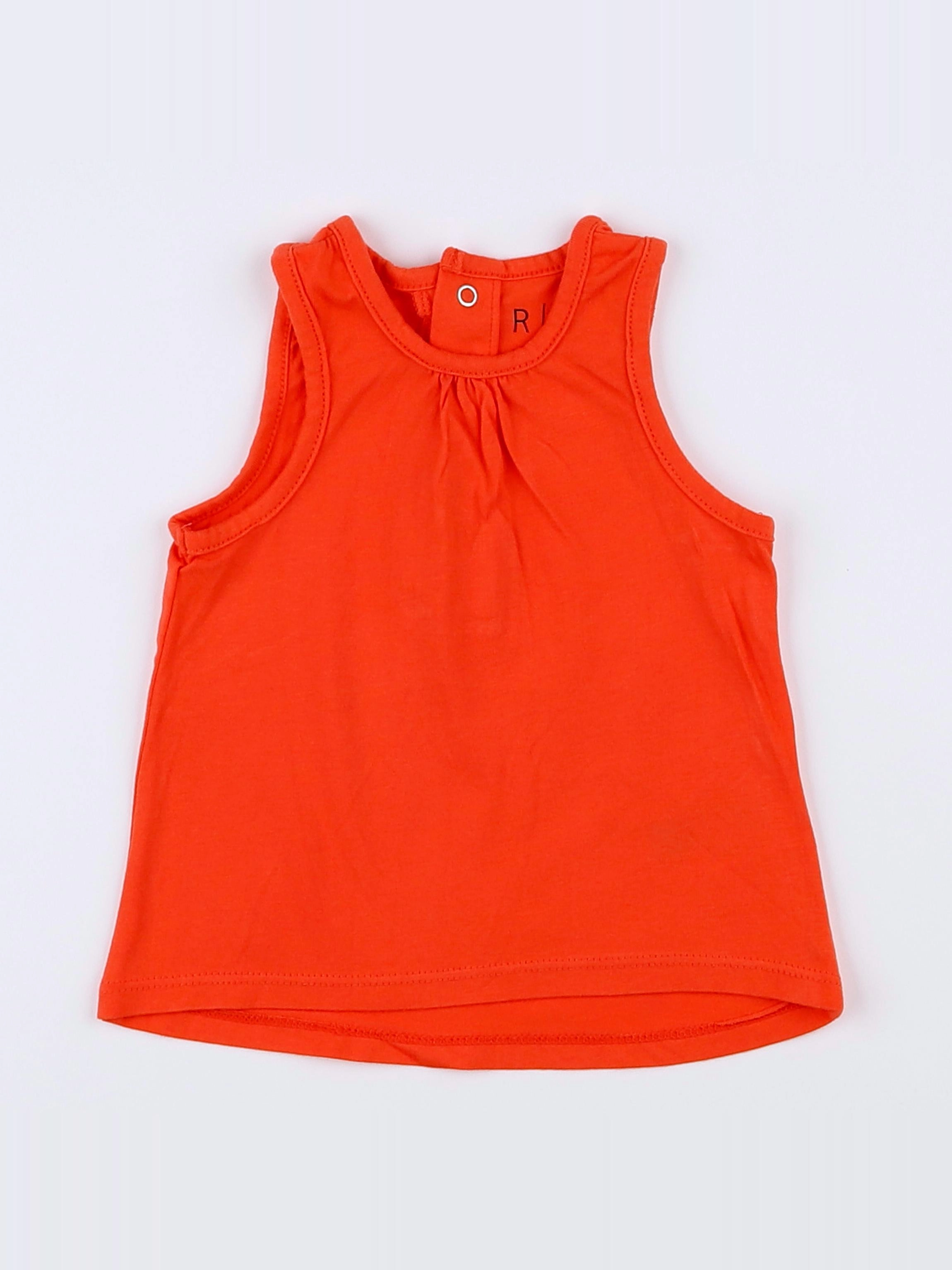 La Redoute - débardeur orange - 6 mois