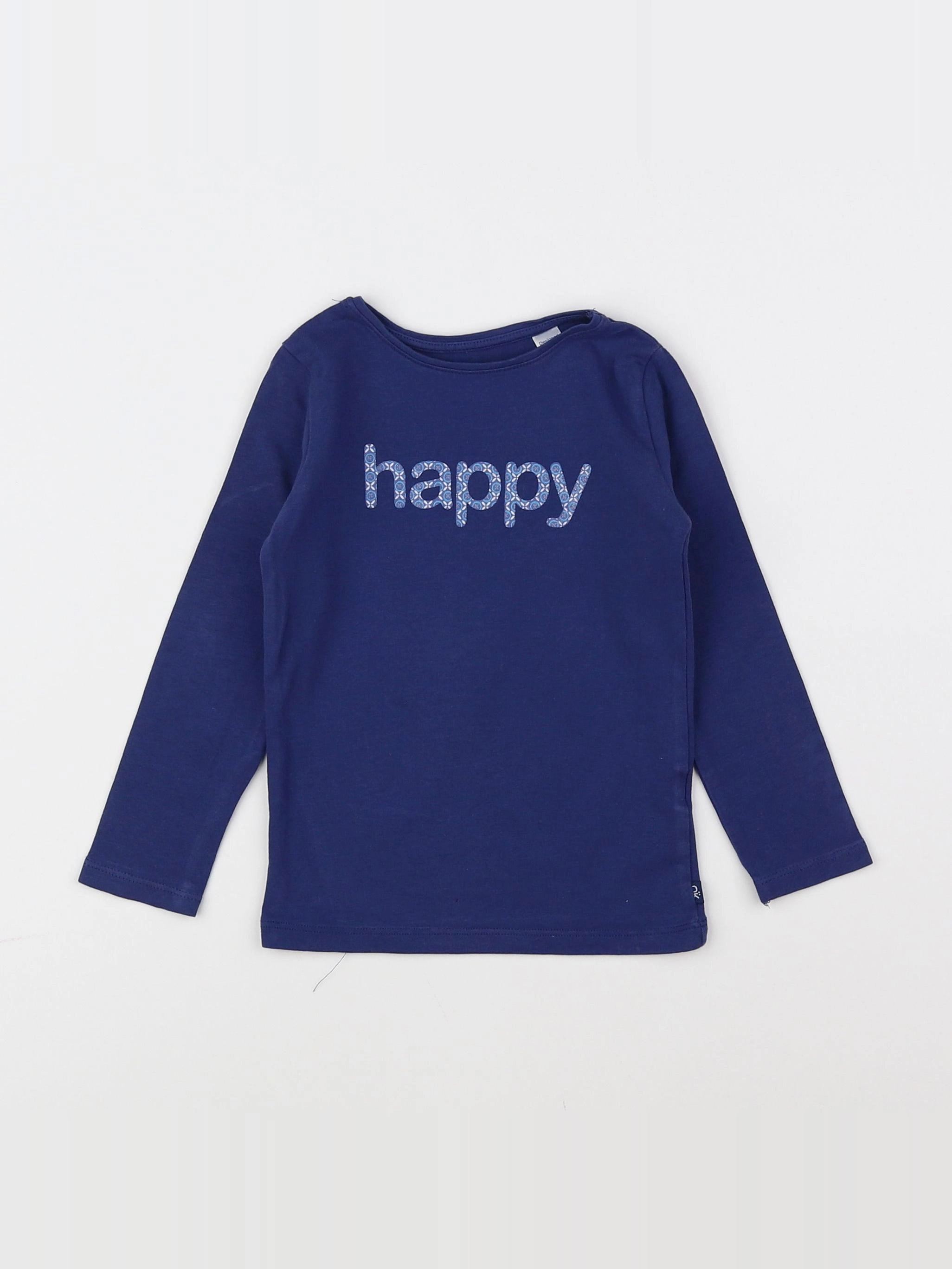 Okaidi - tee-shirt bleu - 2 ans