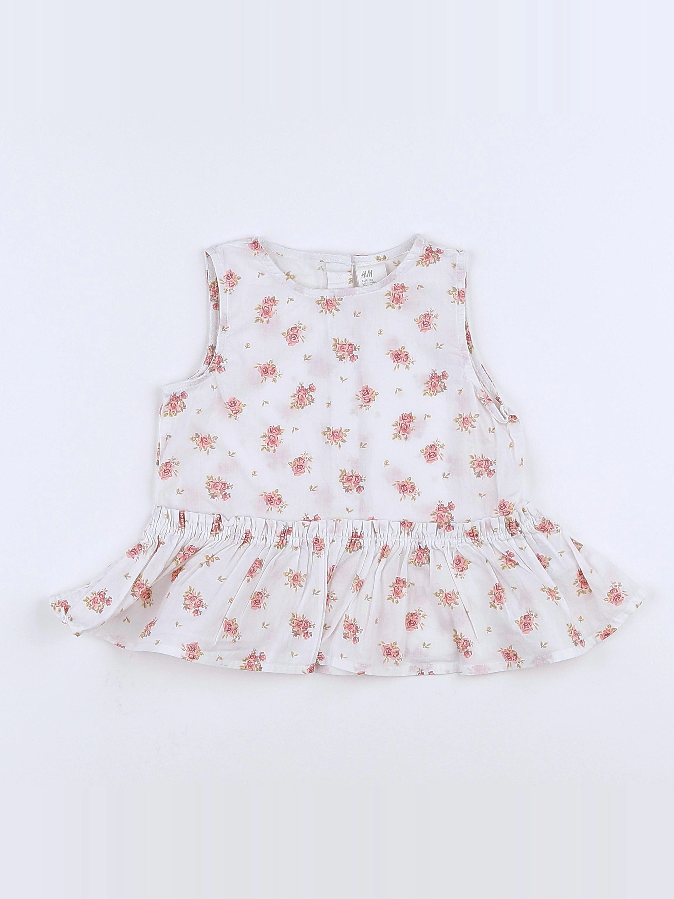H&M - blouse multicolore - 12/18 mois