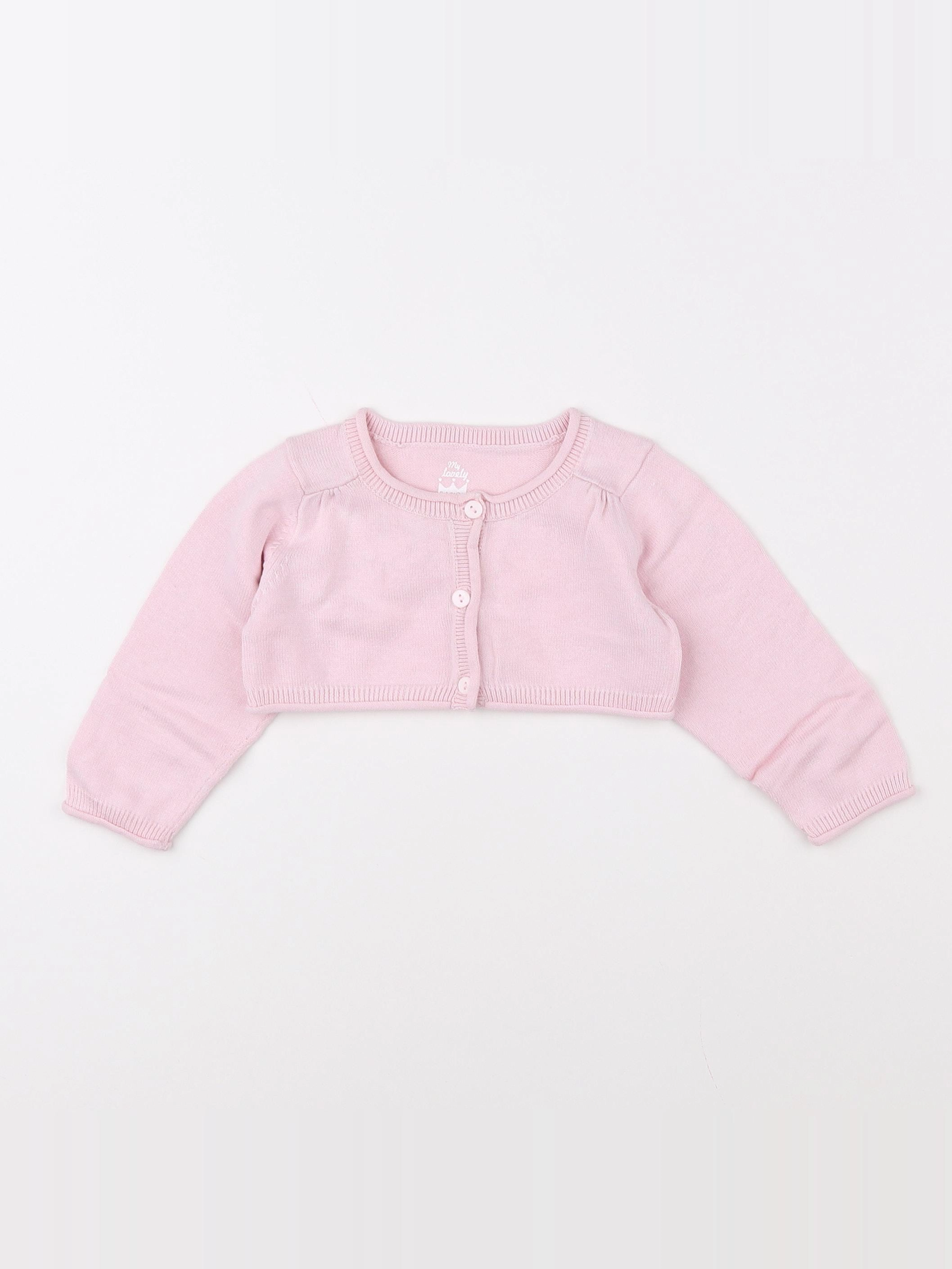 Tape à l'oeil - gilet rose - 9 mois