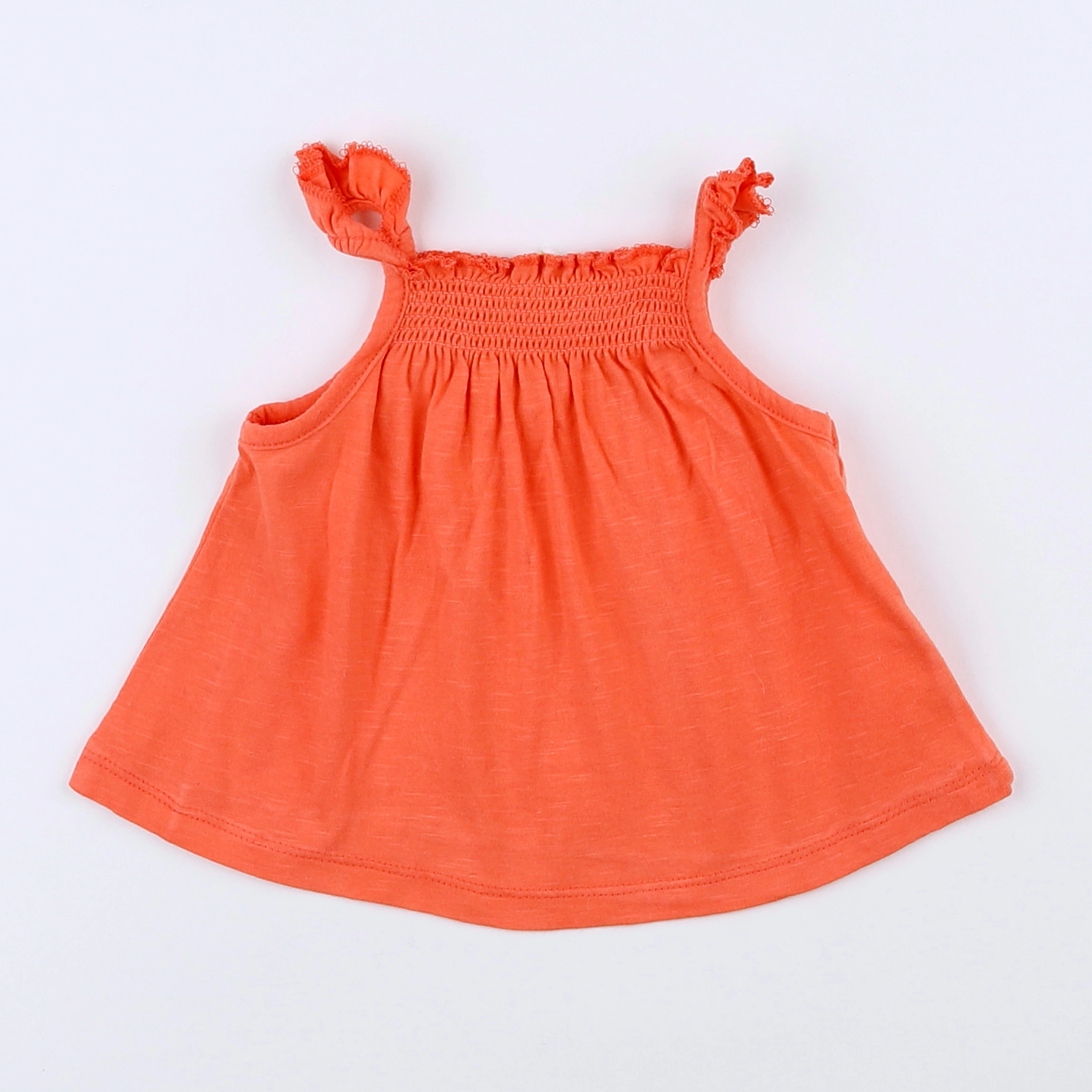 Tape à l'oeil - débardeur orange - 6 mois