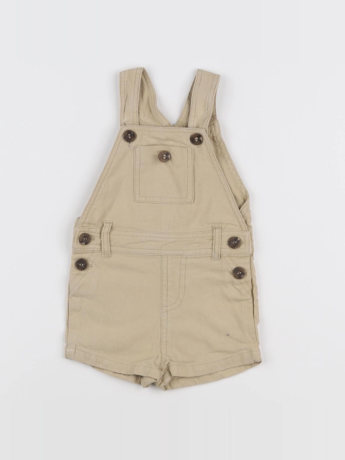 Gocco - salopette beige - 3/6 mois