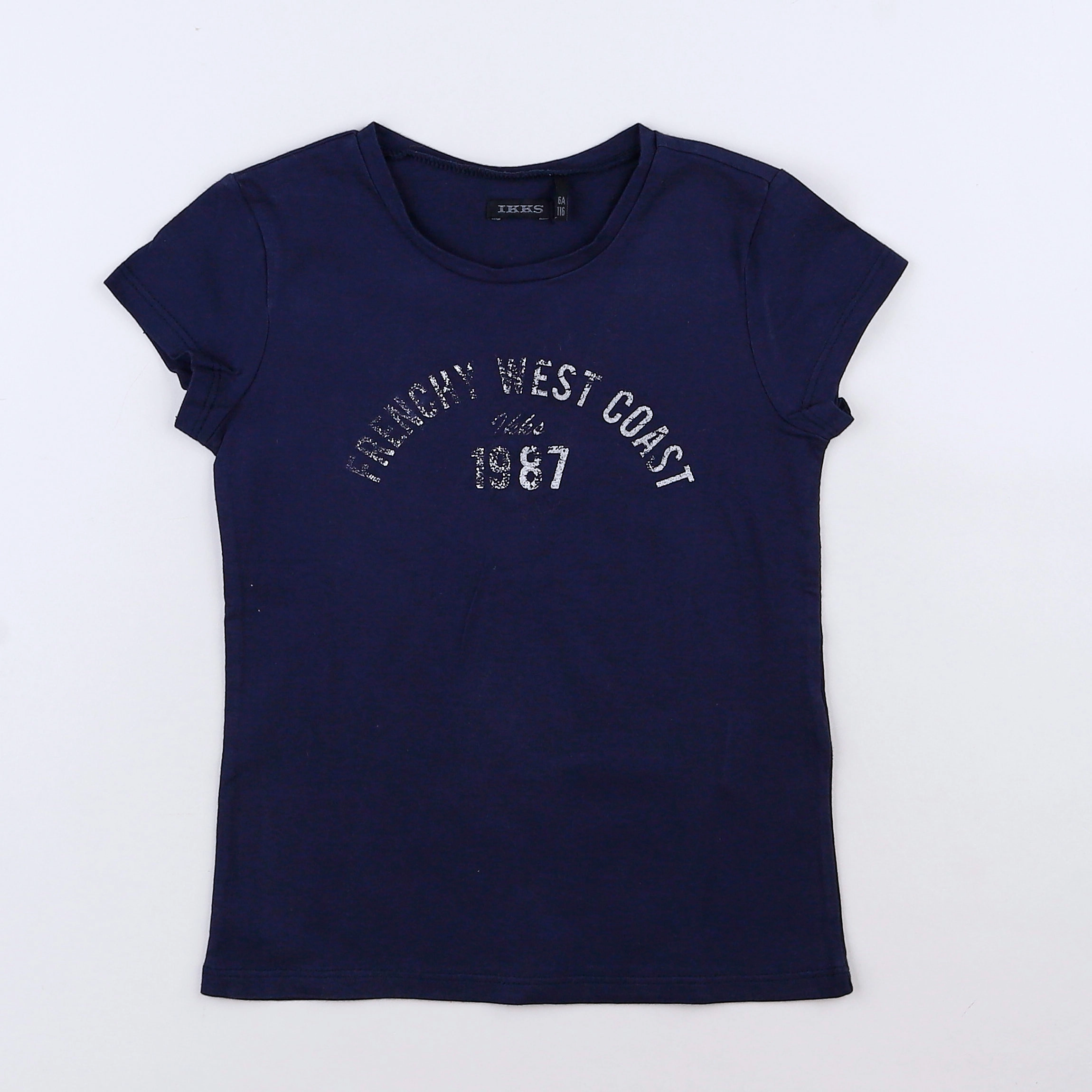IKKS - tee-shirt bleu - 6 ans
