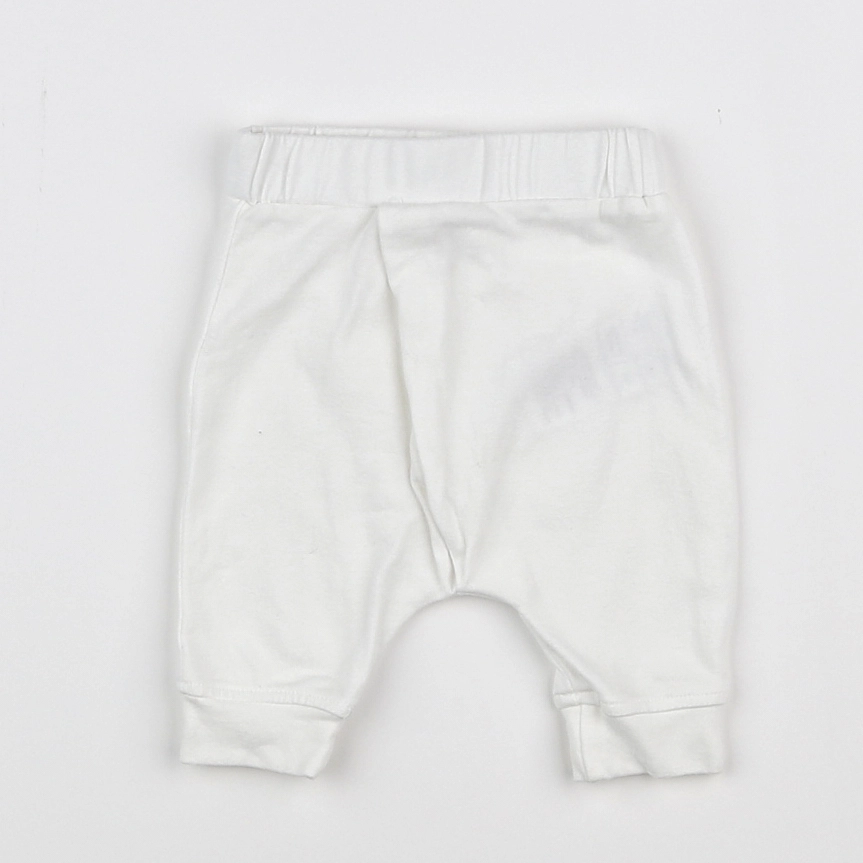 Vertbaudet - legging blanc - 1 mois