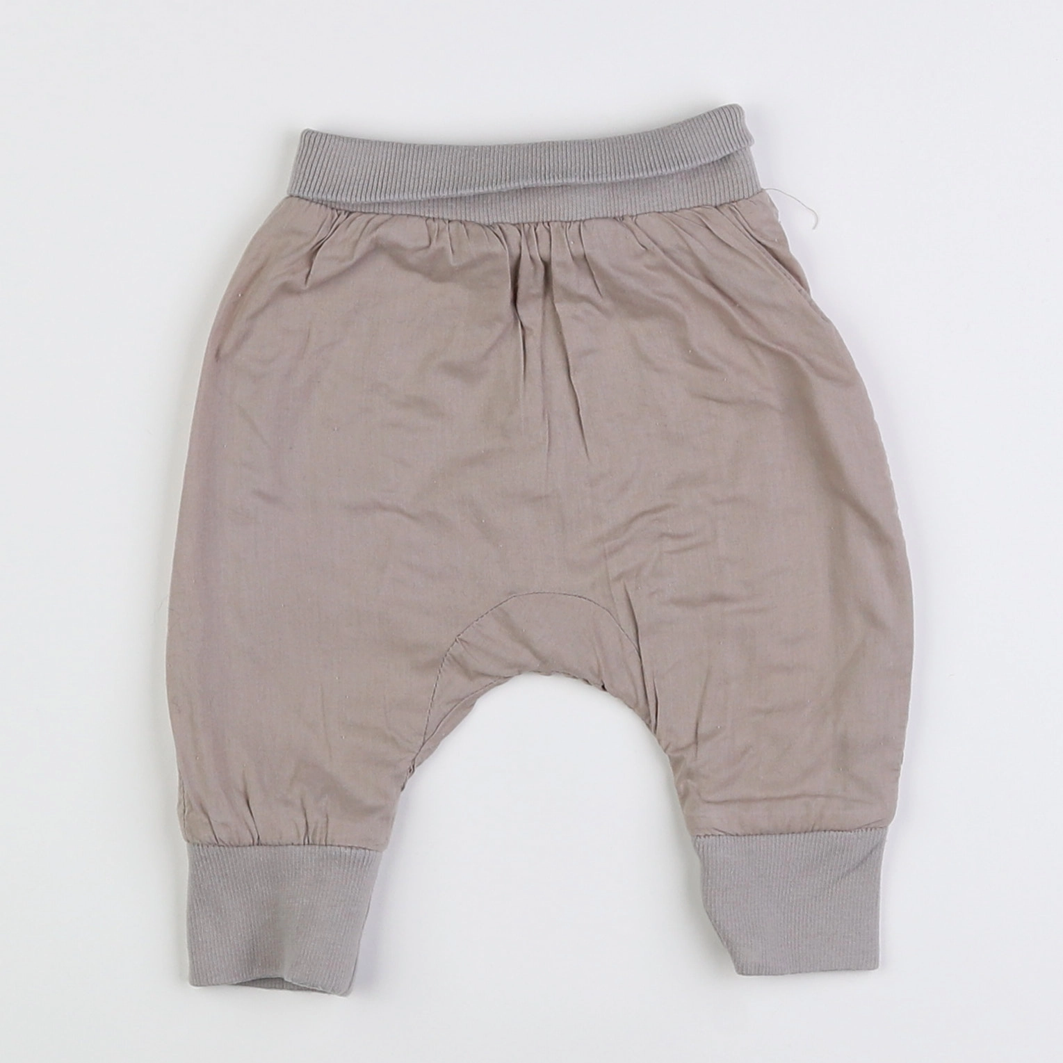 Vertbaudet - sarouel gris - 1 mois