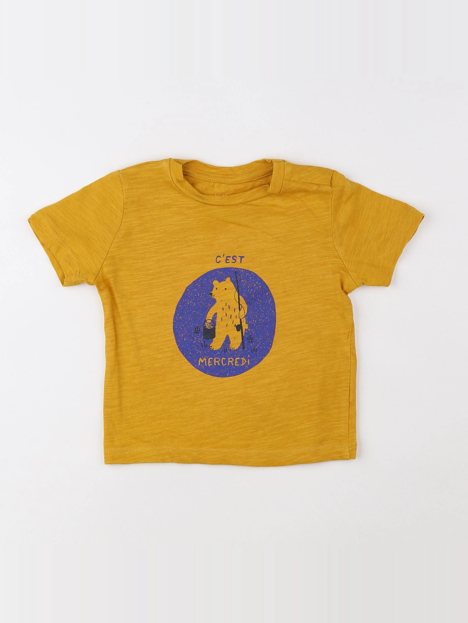 Boutchou - tee-shirt jaune - 9 mois