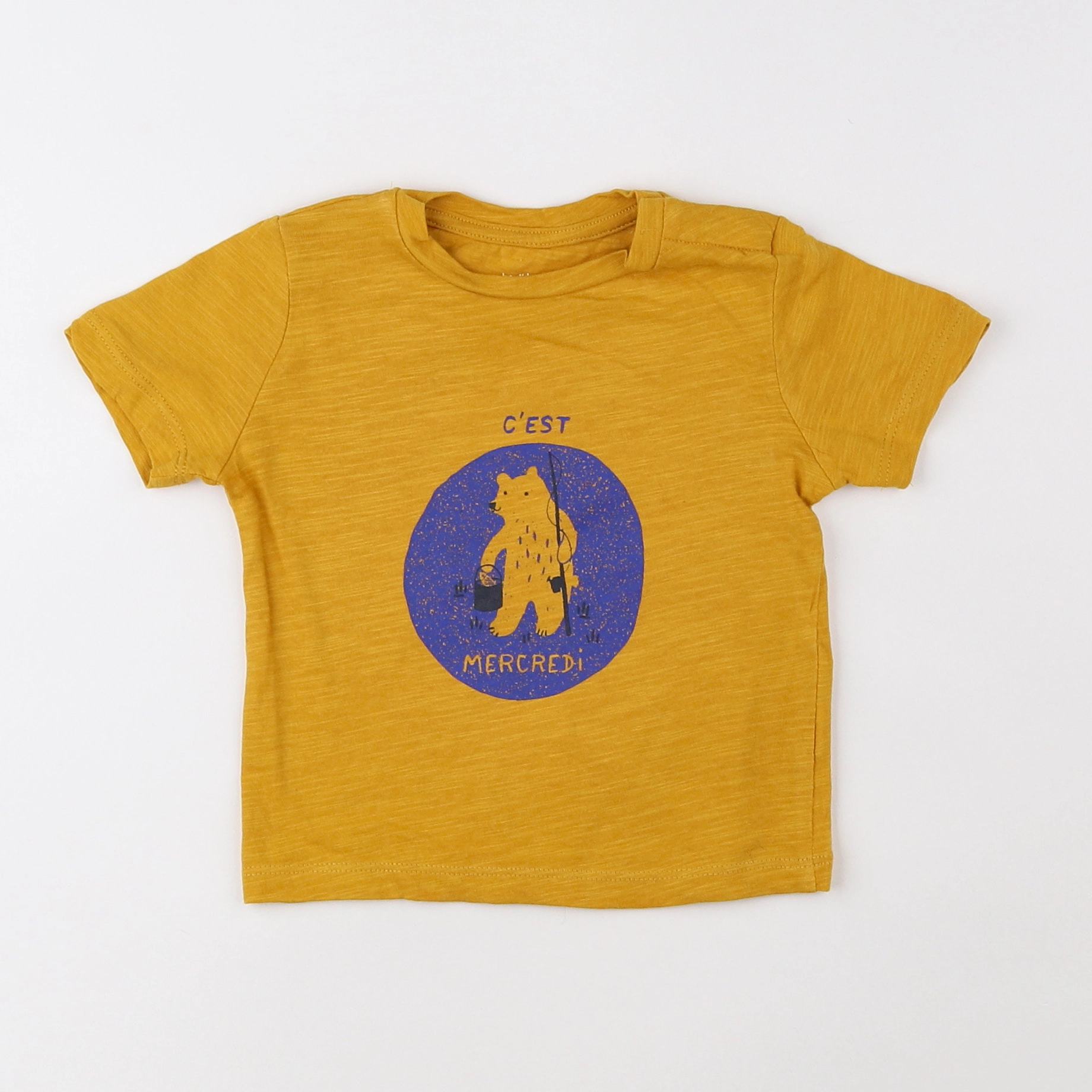 Boutchou - tee-shirt jaune - 9 mois
