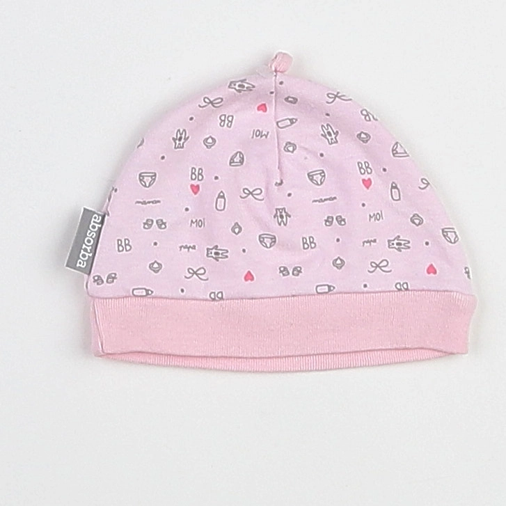 Absorba - bonnet rose - 3 mois