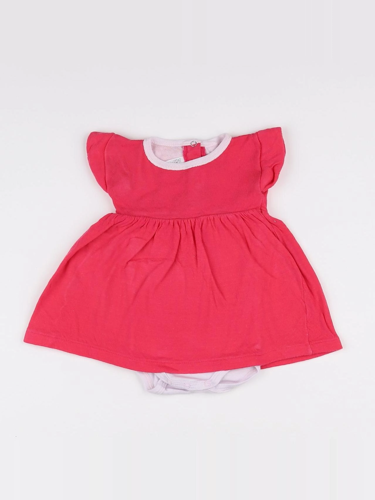 Petit Bateau - robe rose - 3 mois