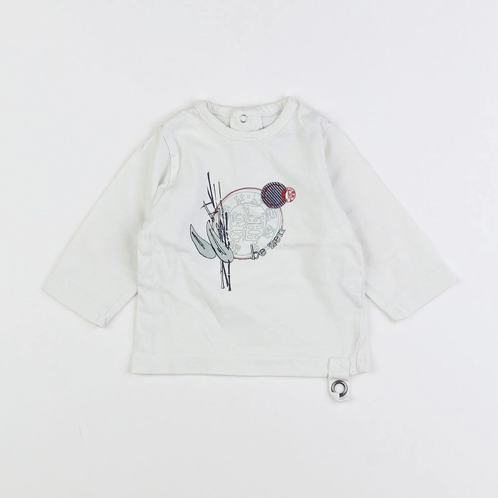 Tape à l'oeil - tee-shirt blanc - 3 mois