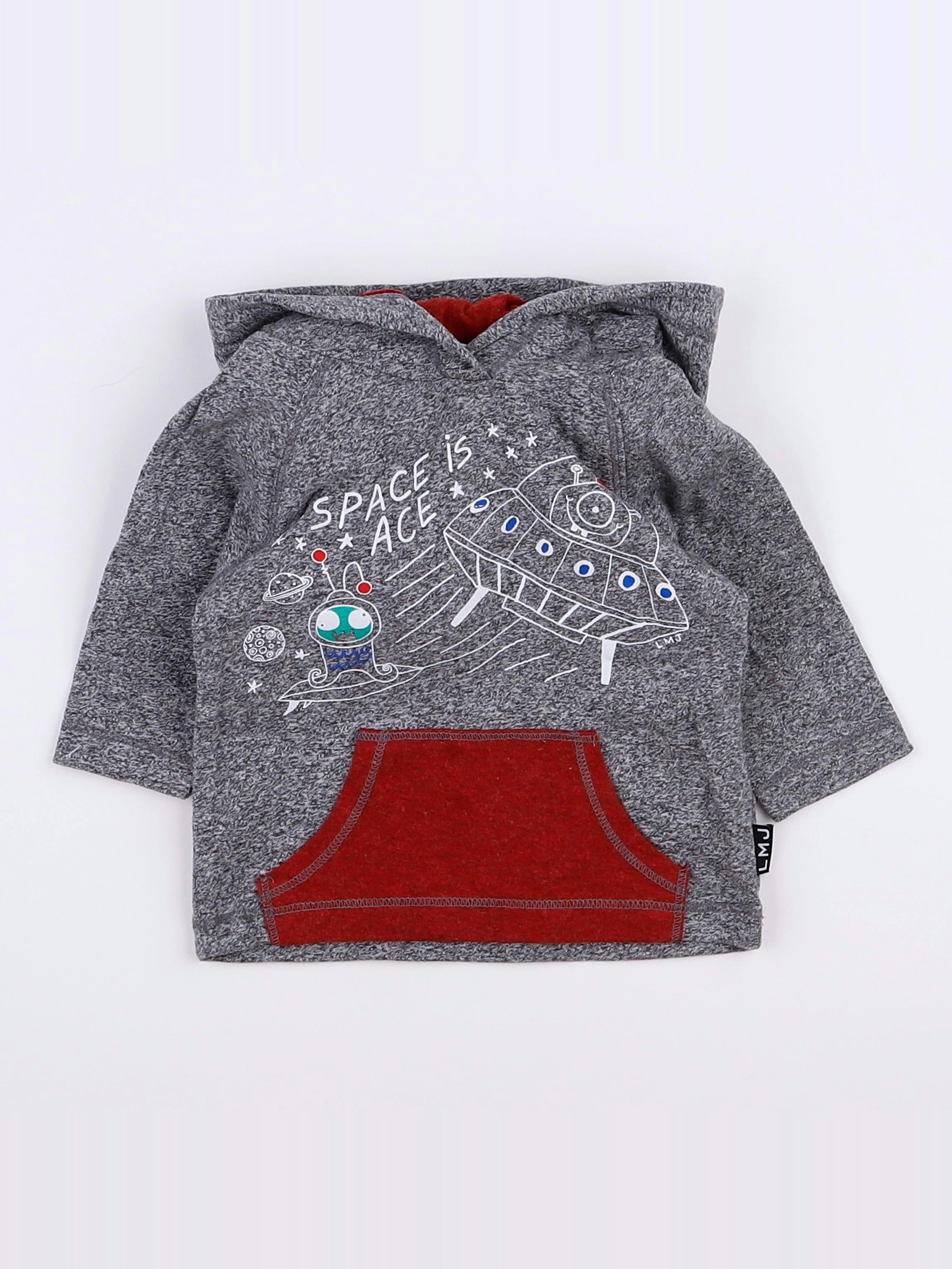 Little marc jacobs - sweat gris - 3 mois
