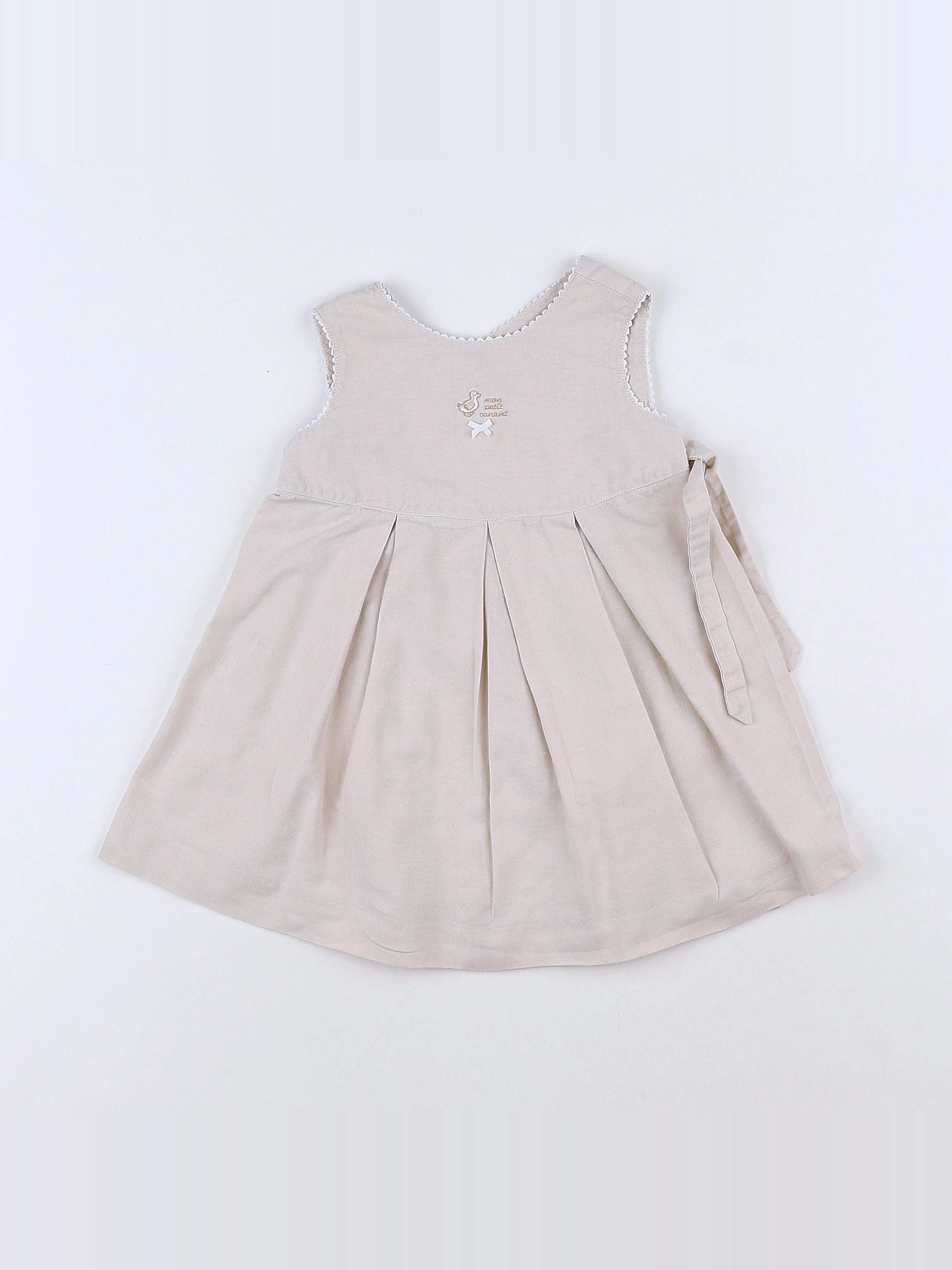 Jacadi - robe beige - 12 mois