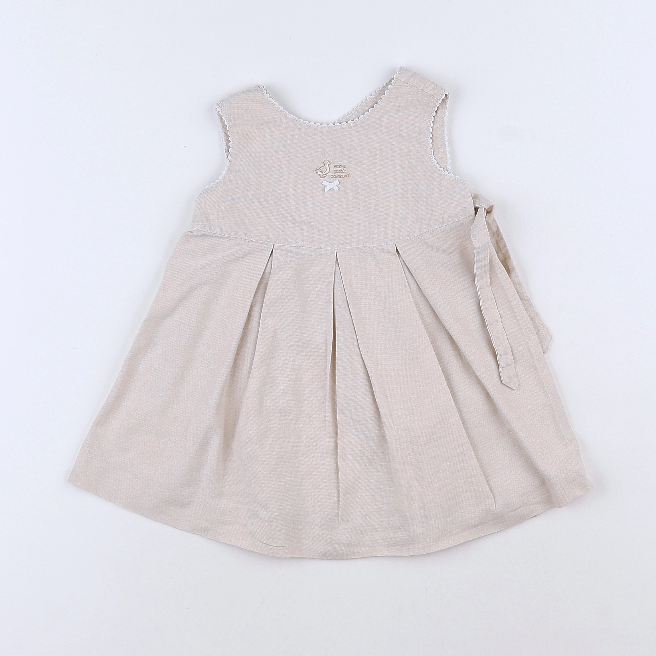Jacadi - robe beige - 12 mois