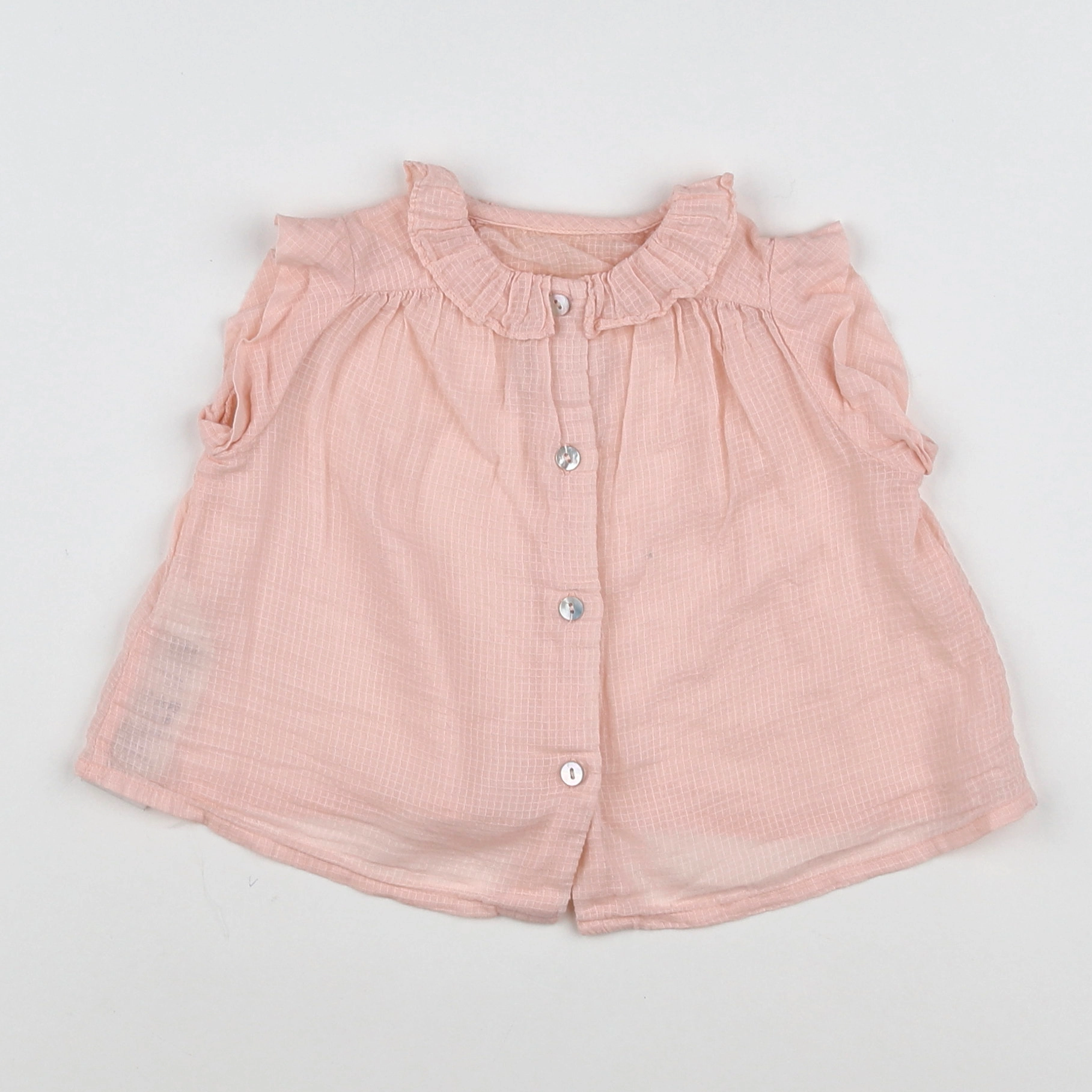 Bonton - blouse rose - 6 mois