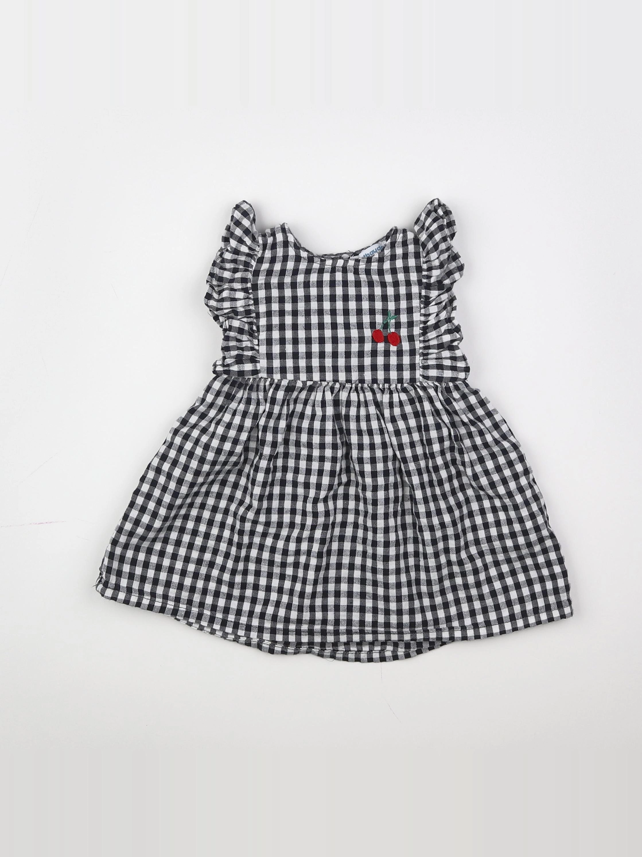 Vertbaudet - robe noir - 9 mois
