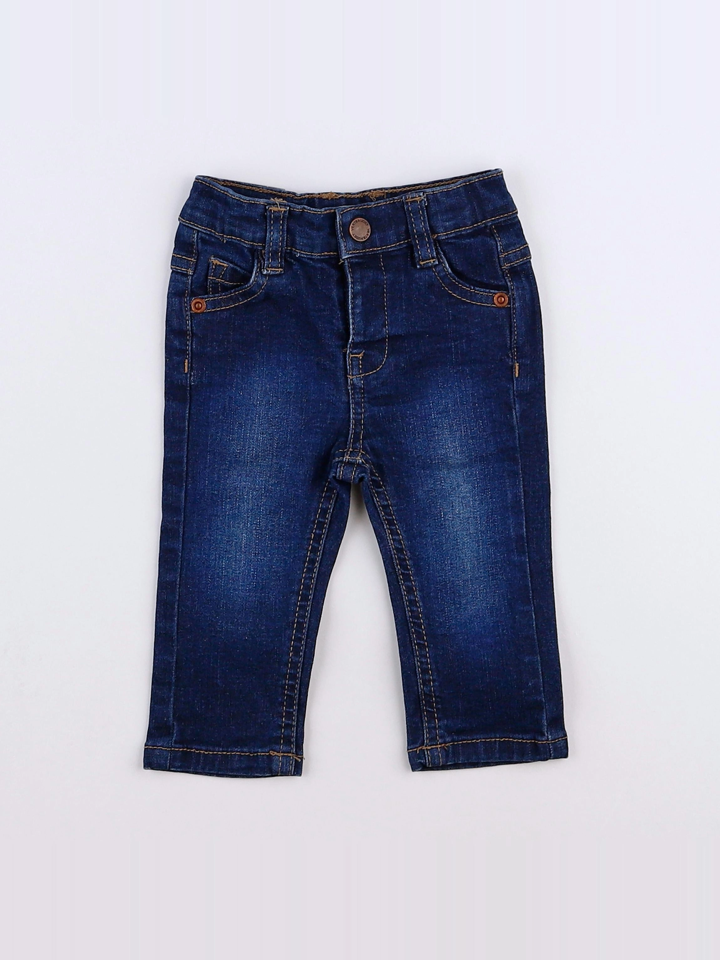 Vertbaudet - jean bleu - 3 mois