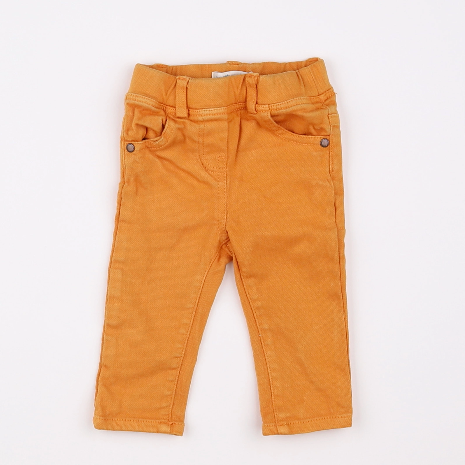 Vertbaudet - jegging orange - 3 mois