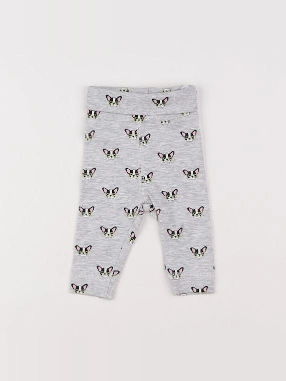 H&M - legging gris - 1 mois