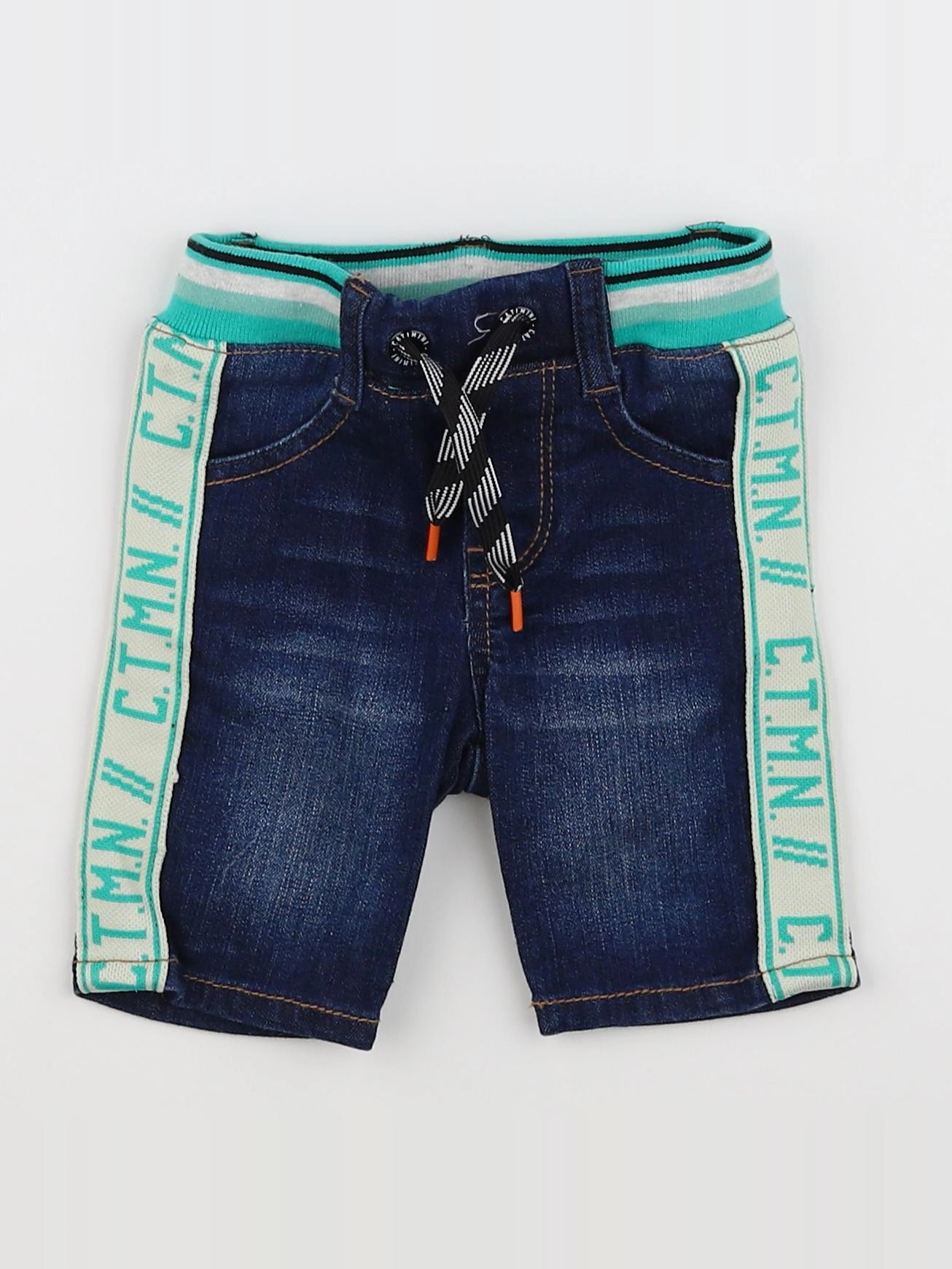 Catimini - short bleu - 6 mois