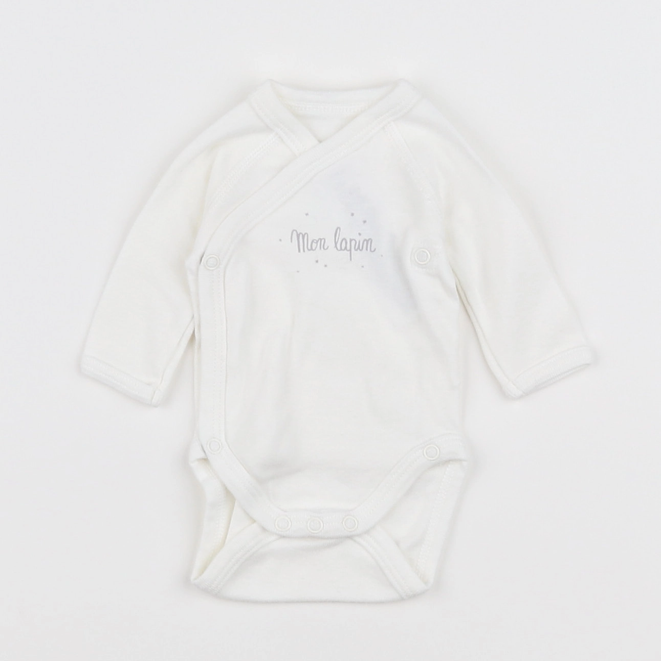 Petit Bateau - body blanc - Prématuré