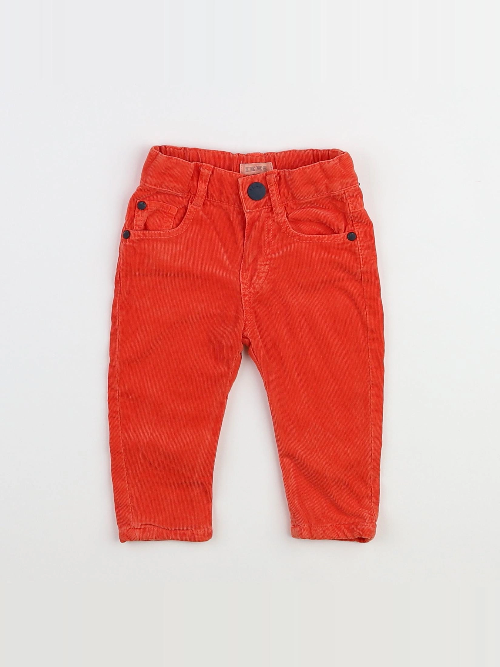 IKKS - pantalon orange - 3 mois