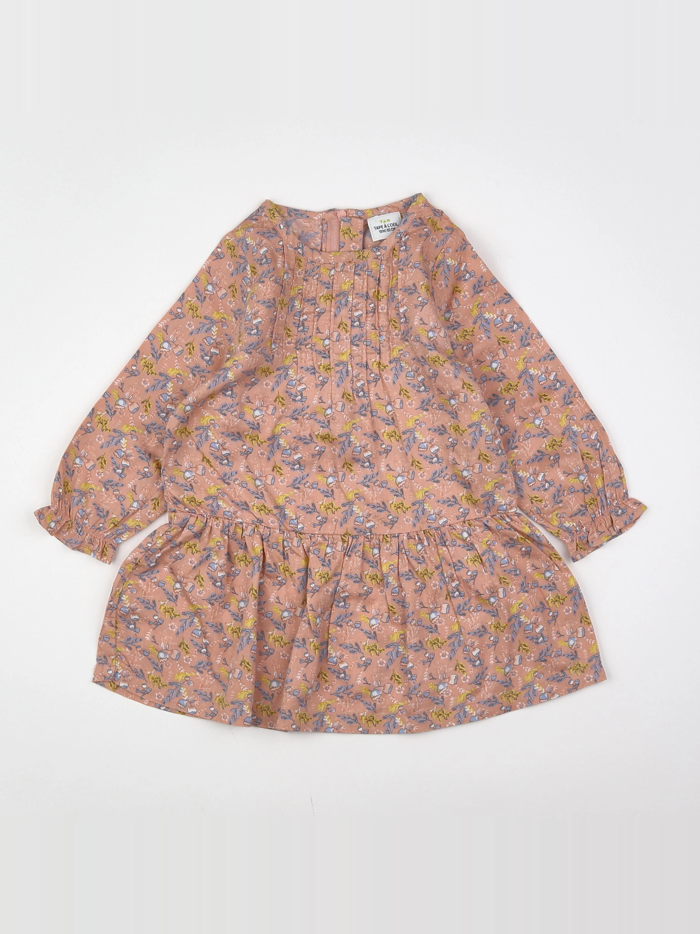 Tape à l'oeil - robe rose - 18 mois