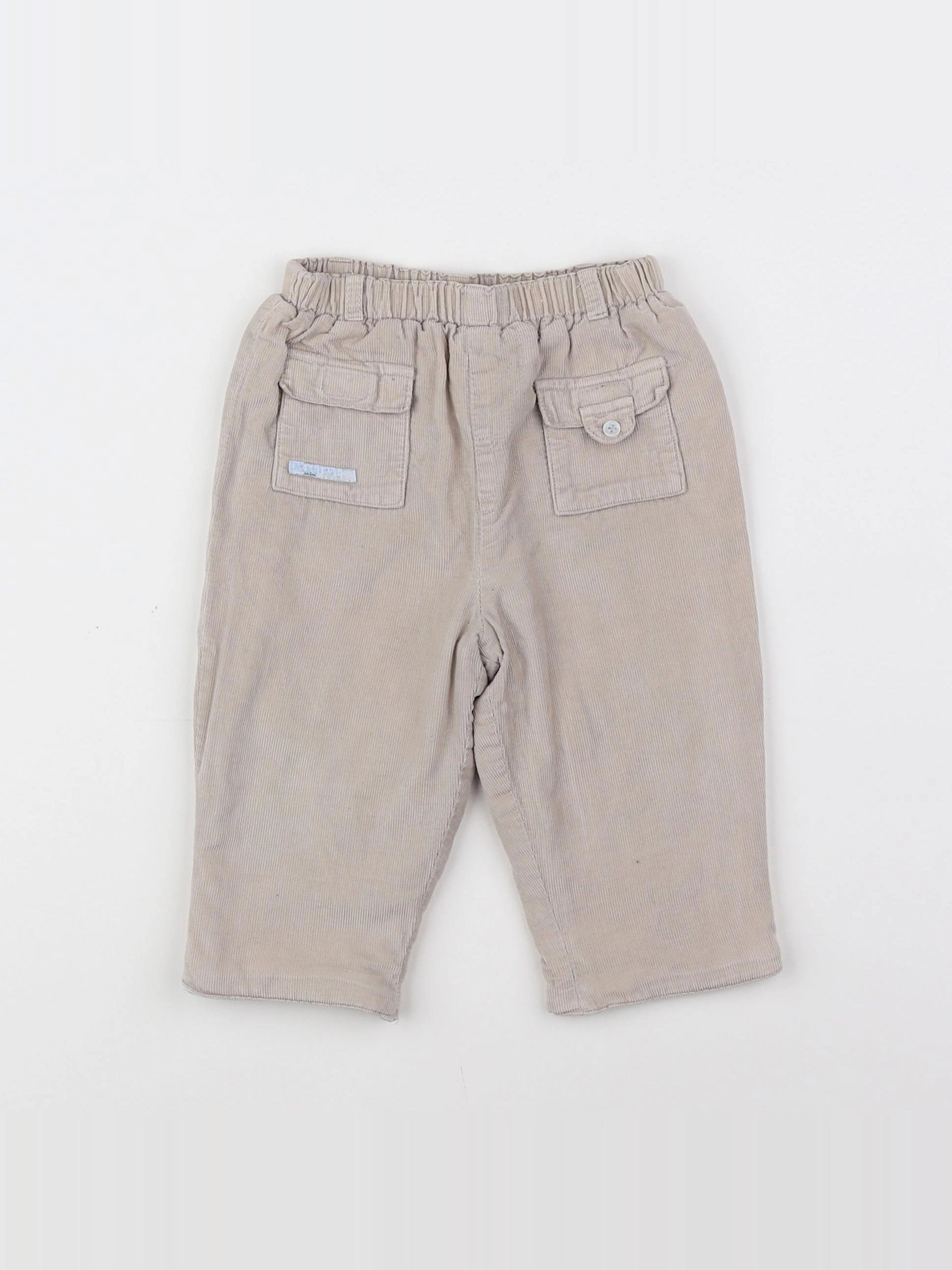 Natalys - pantalon beige - 6 mois