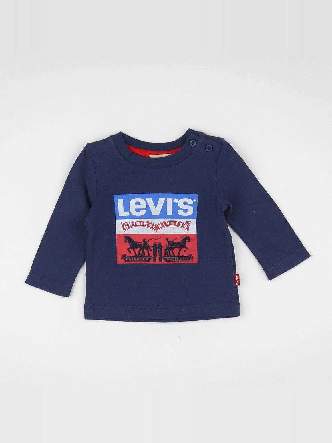 Levi's - tee-shirt bleu - 3 mois