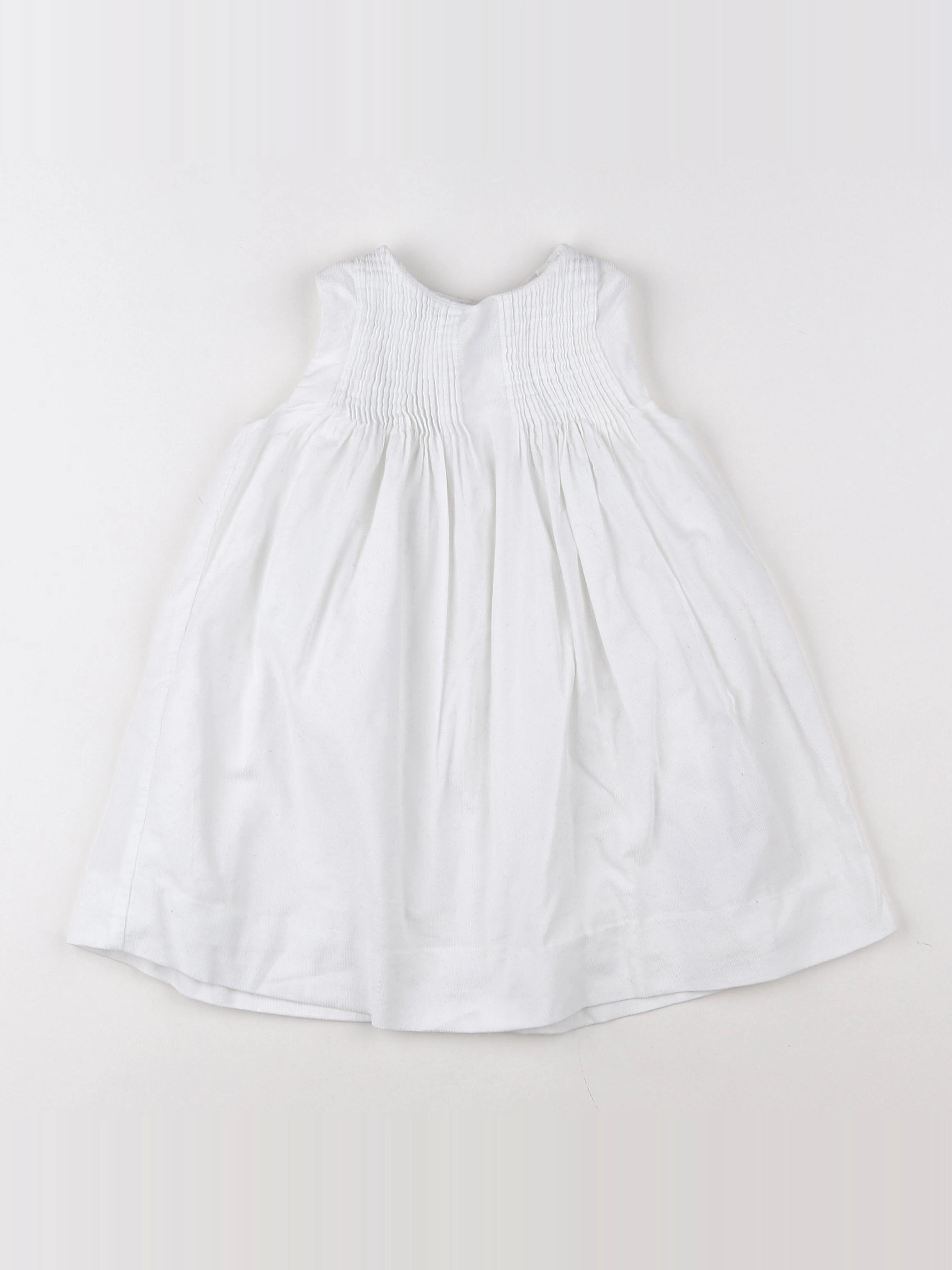 Jacadi - robe blanc - 18 mois