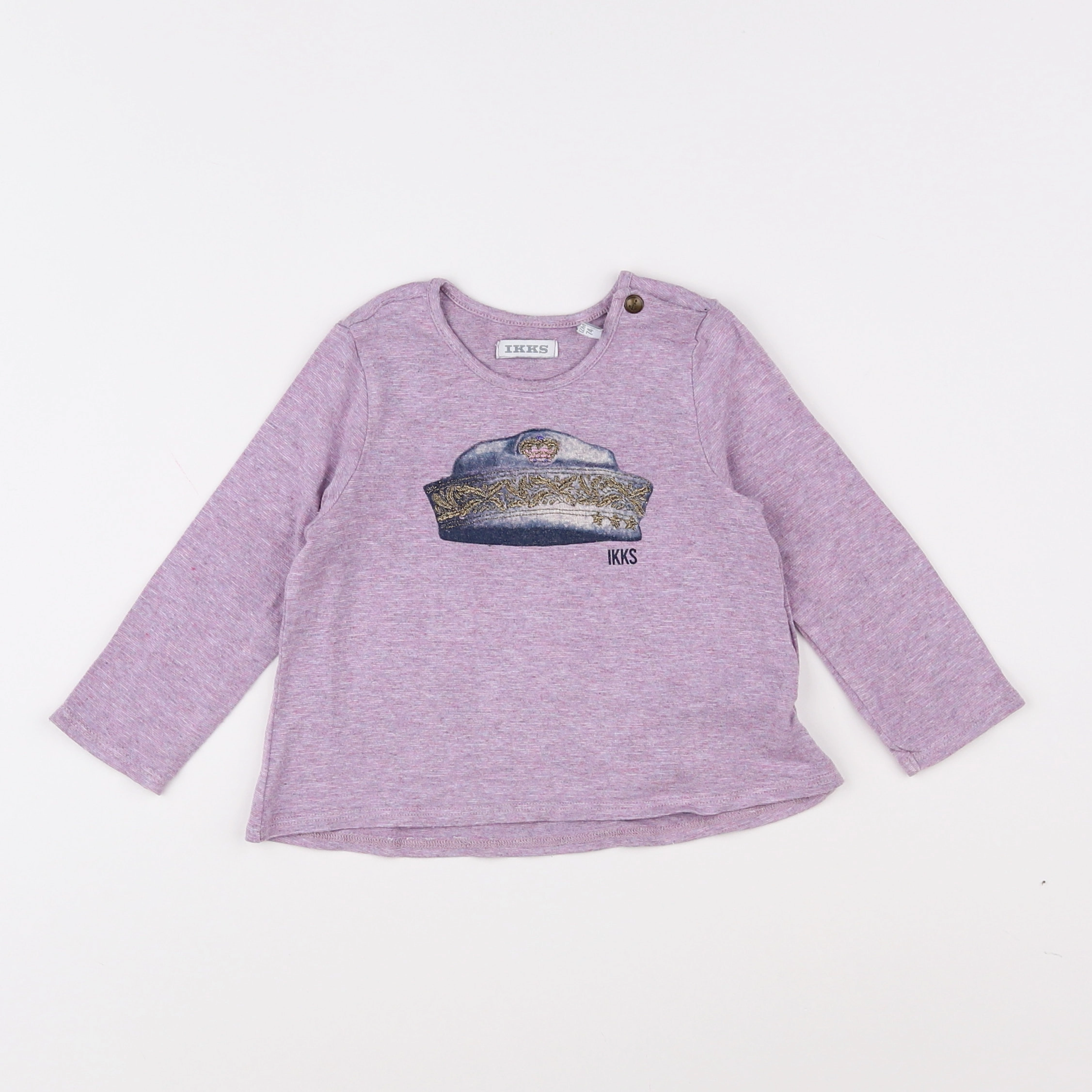 IKKS - tee-shirt violet - 12 mois