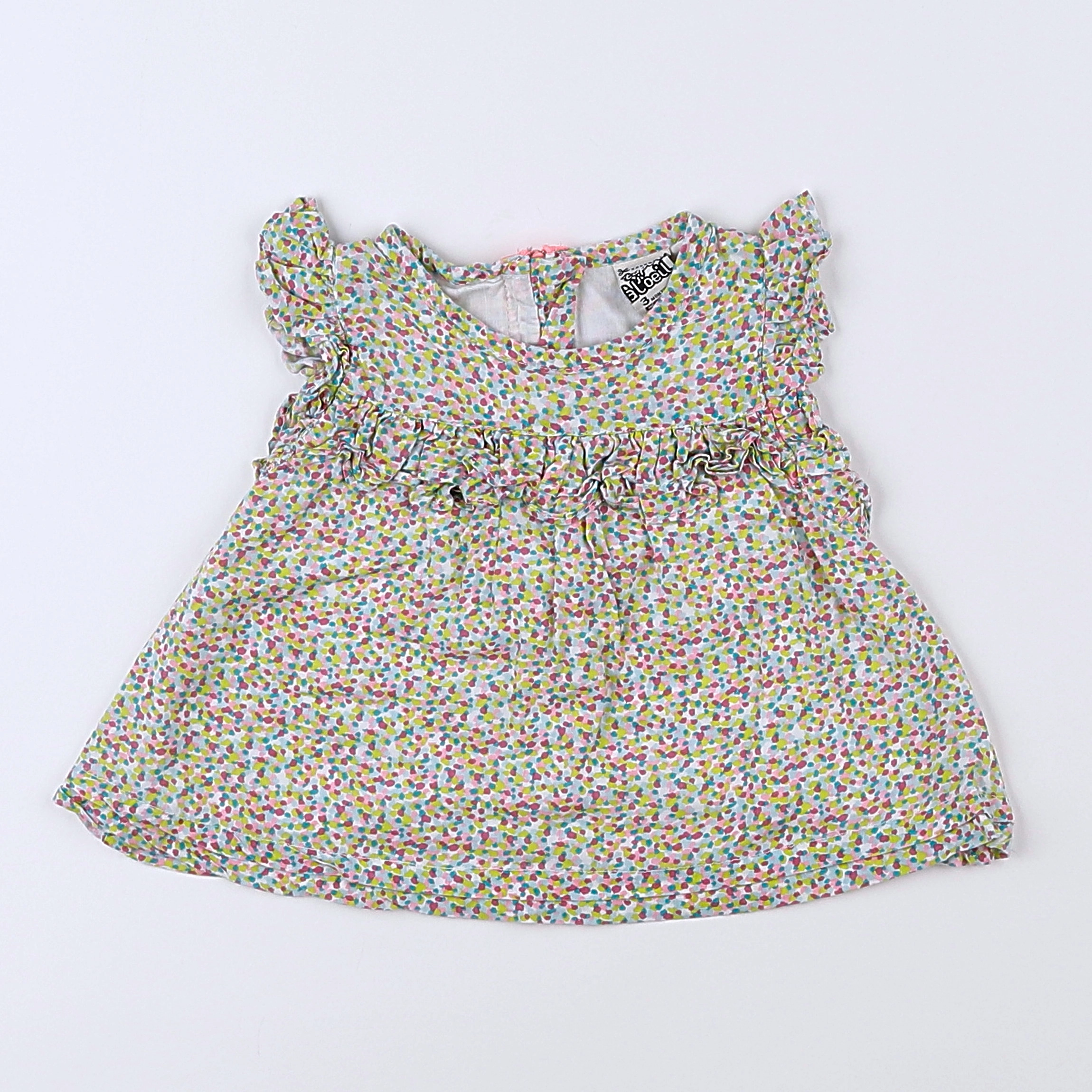 Tape à l'oeil - blouse multicolore - 3 mois