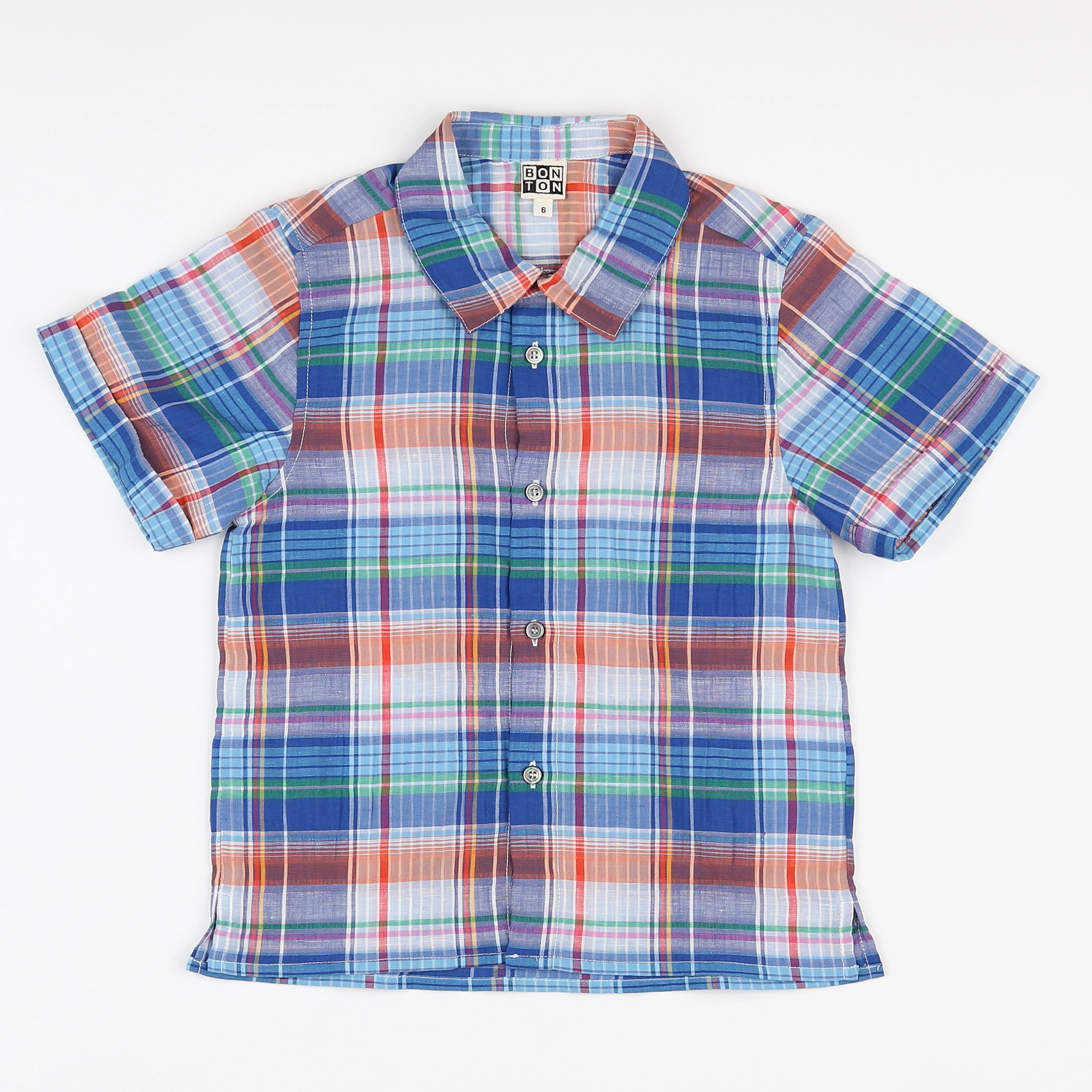Bonton - chemise multicolore - 6 ans