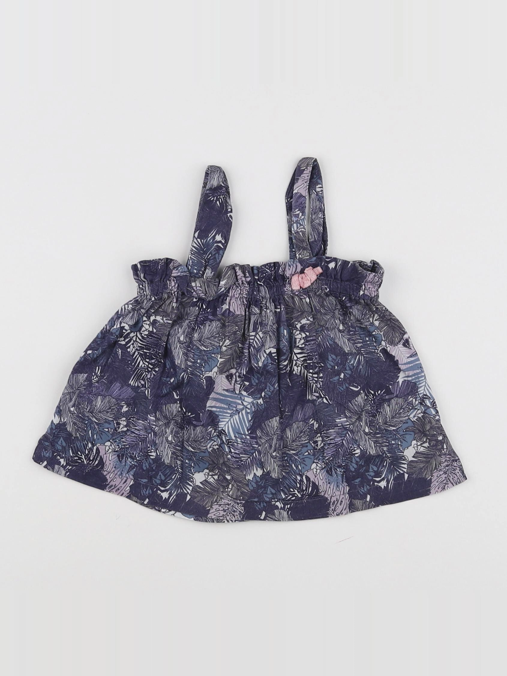 Boutchou - blouse bleu - 9 mois