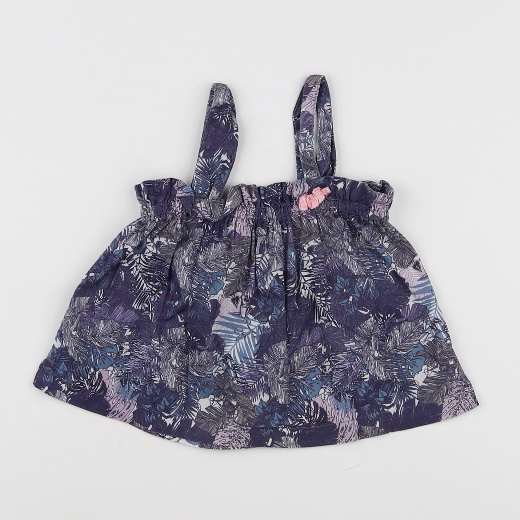 Boutchou - blouse bleu - 9 mois