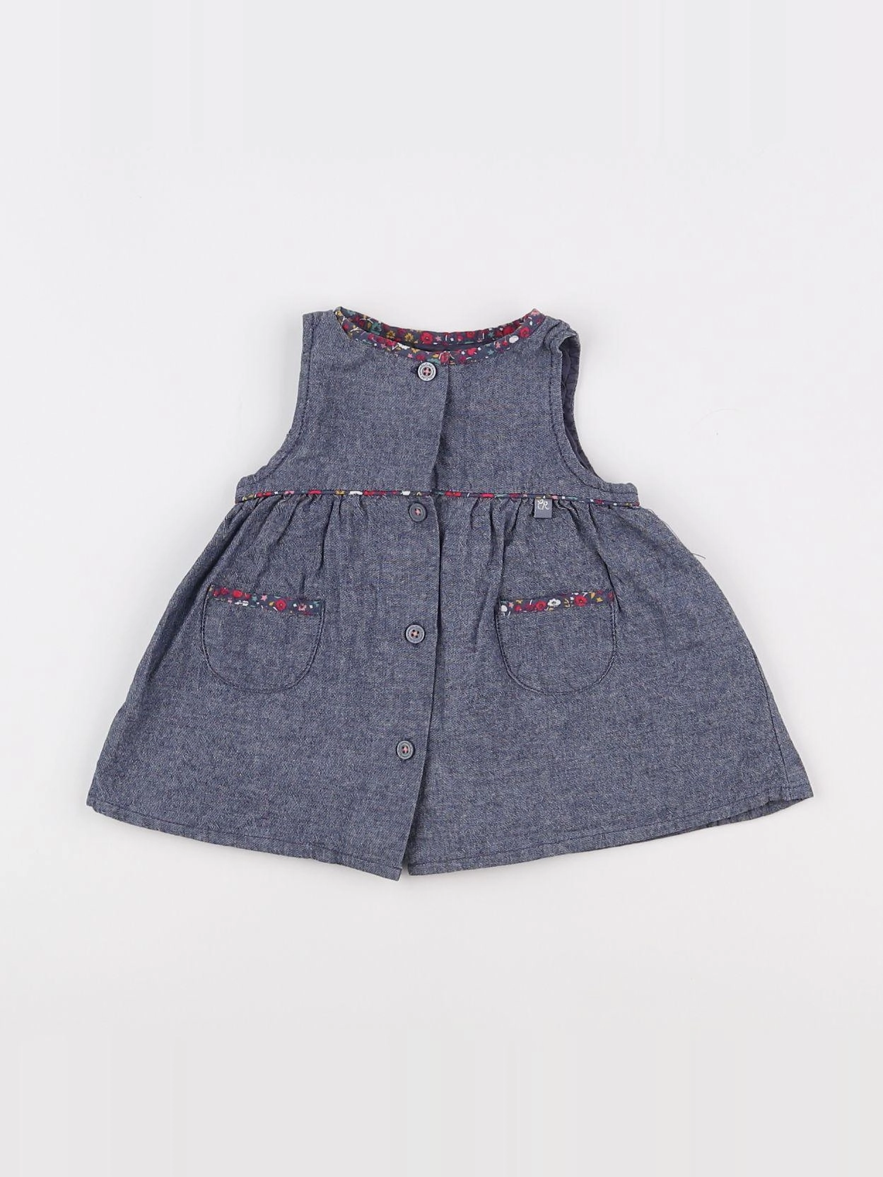 Cadet Rousselle - robe bleu - 1 mois