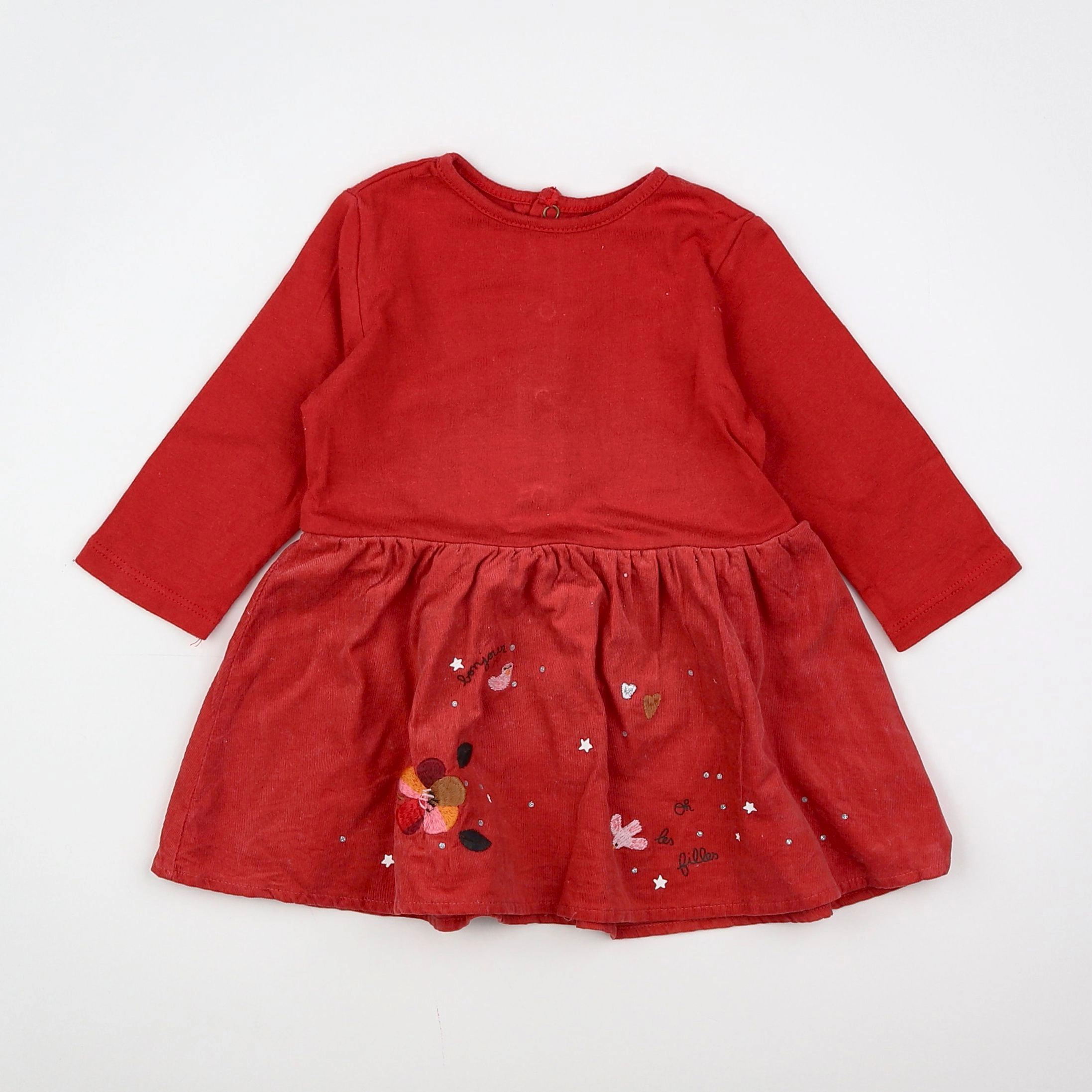 Catimini - robe rouge - 6 mois