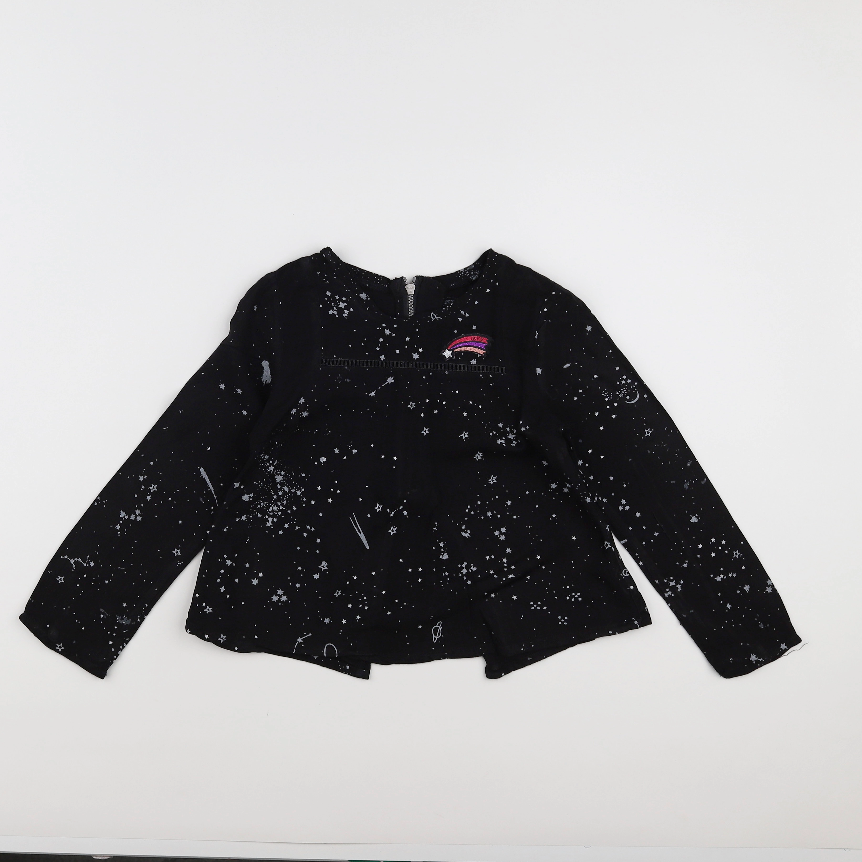 IKKS - blouse noir, gris - 6 ans