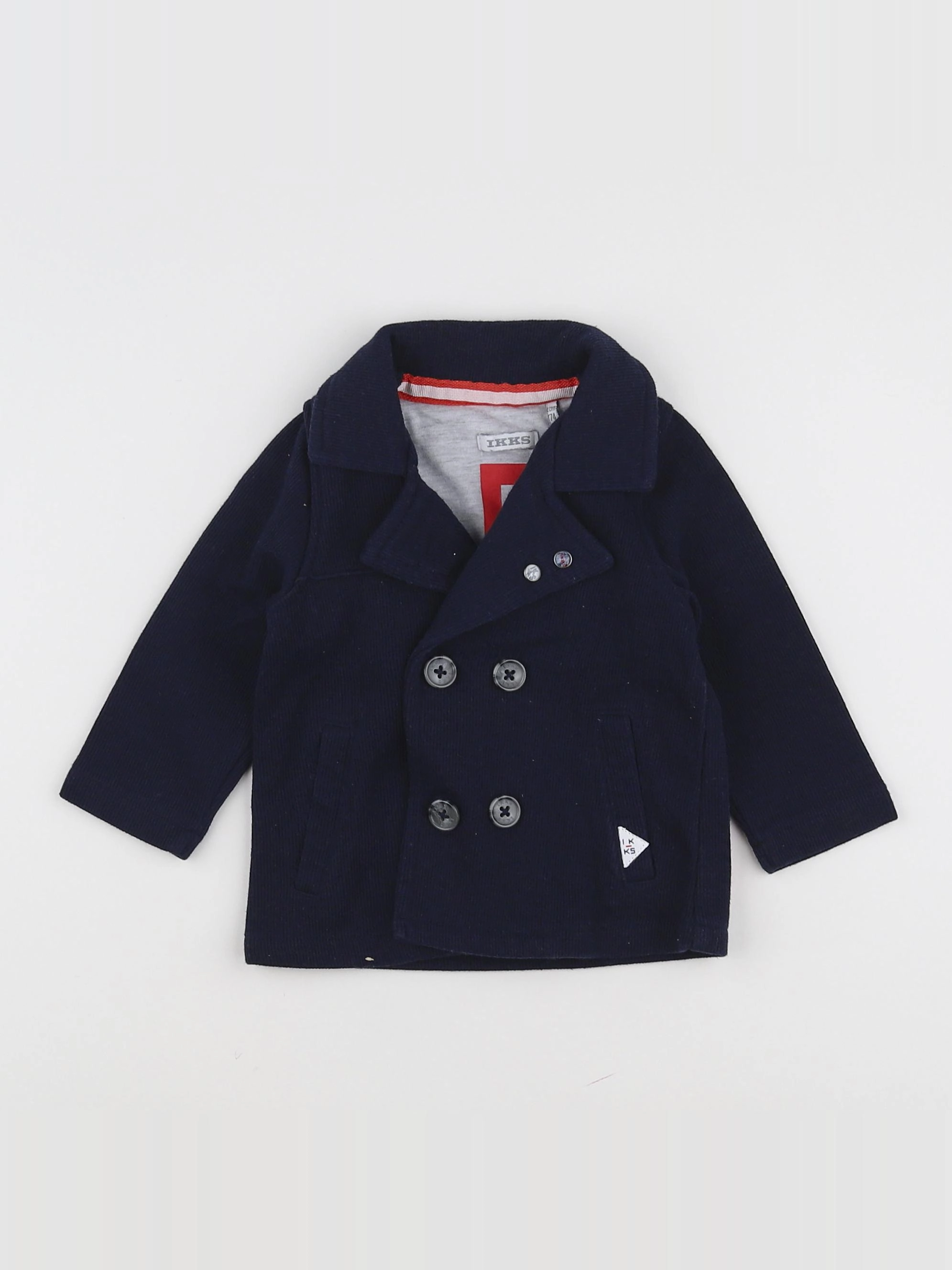 IKKS - veste bleu - 12 mois