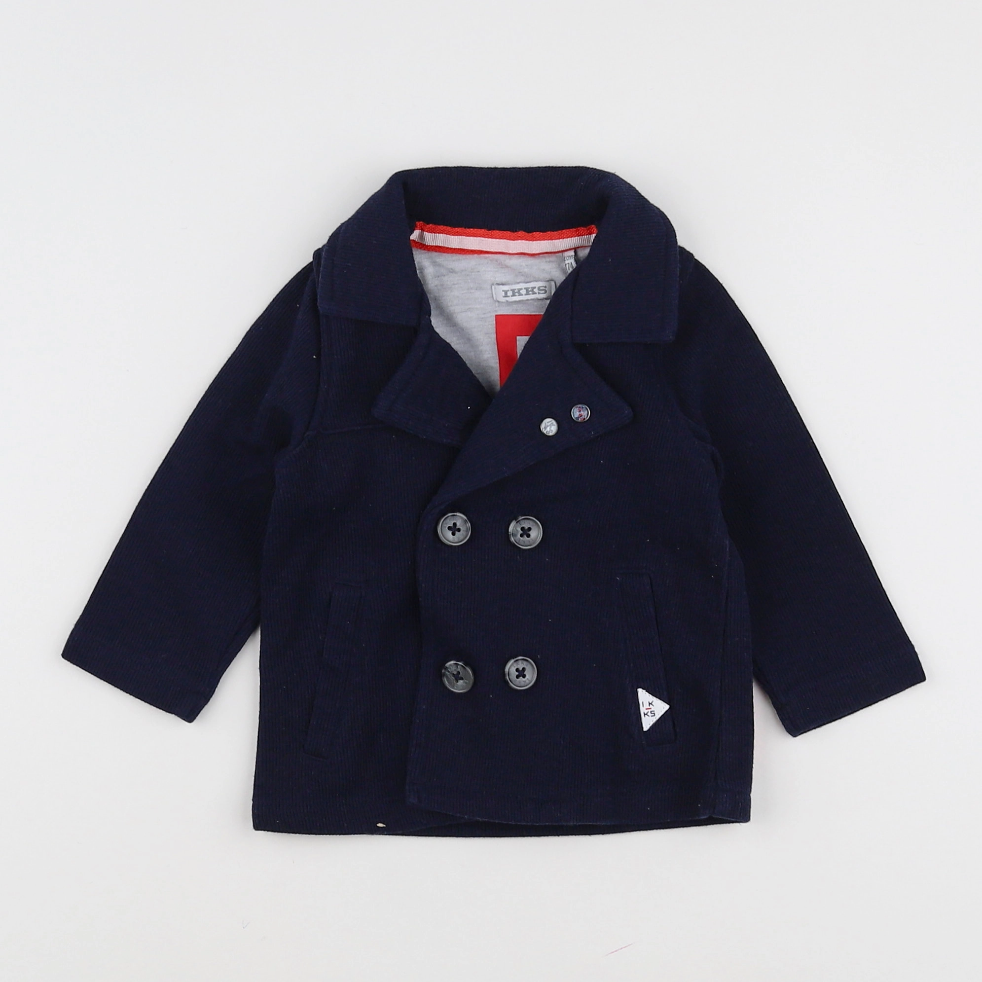 IKKS - veste bleu - 12 mois