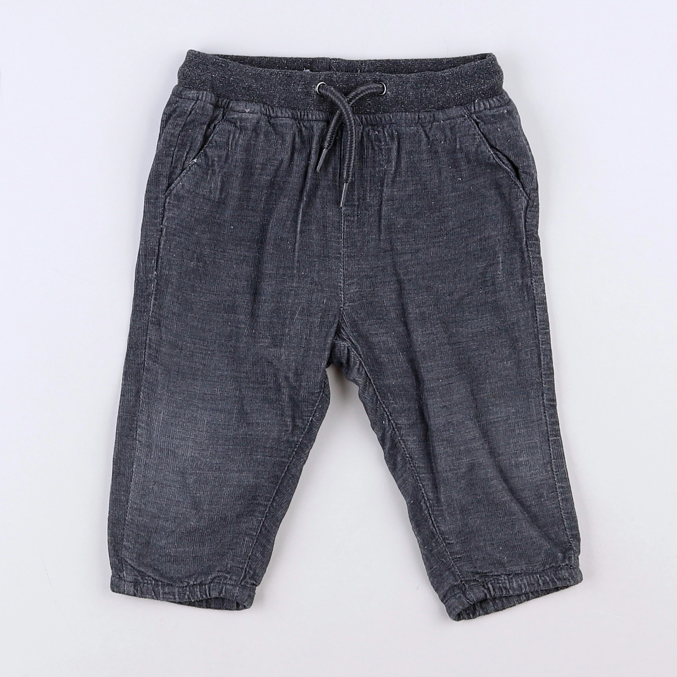 Vertbaudet - pantalon gris - 9 mois