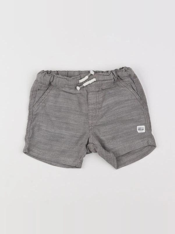 H&M - short gris - 9 mois