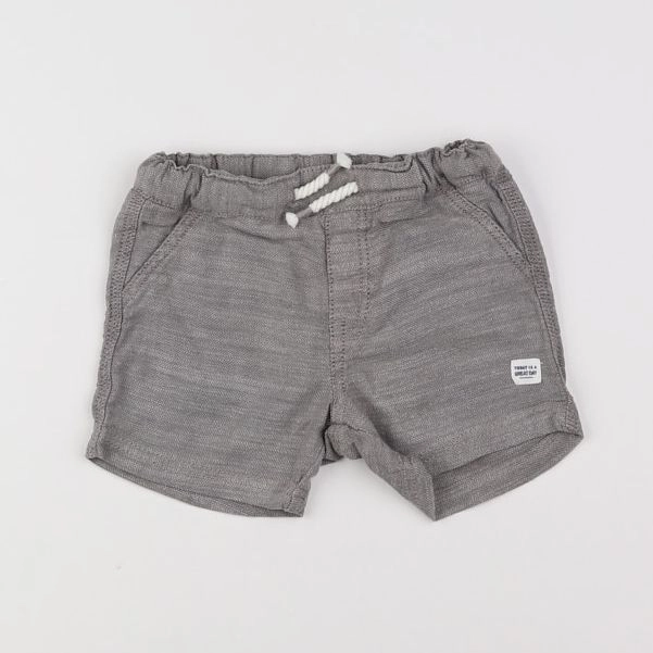 H&M - short gris - 9 mois