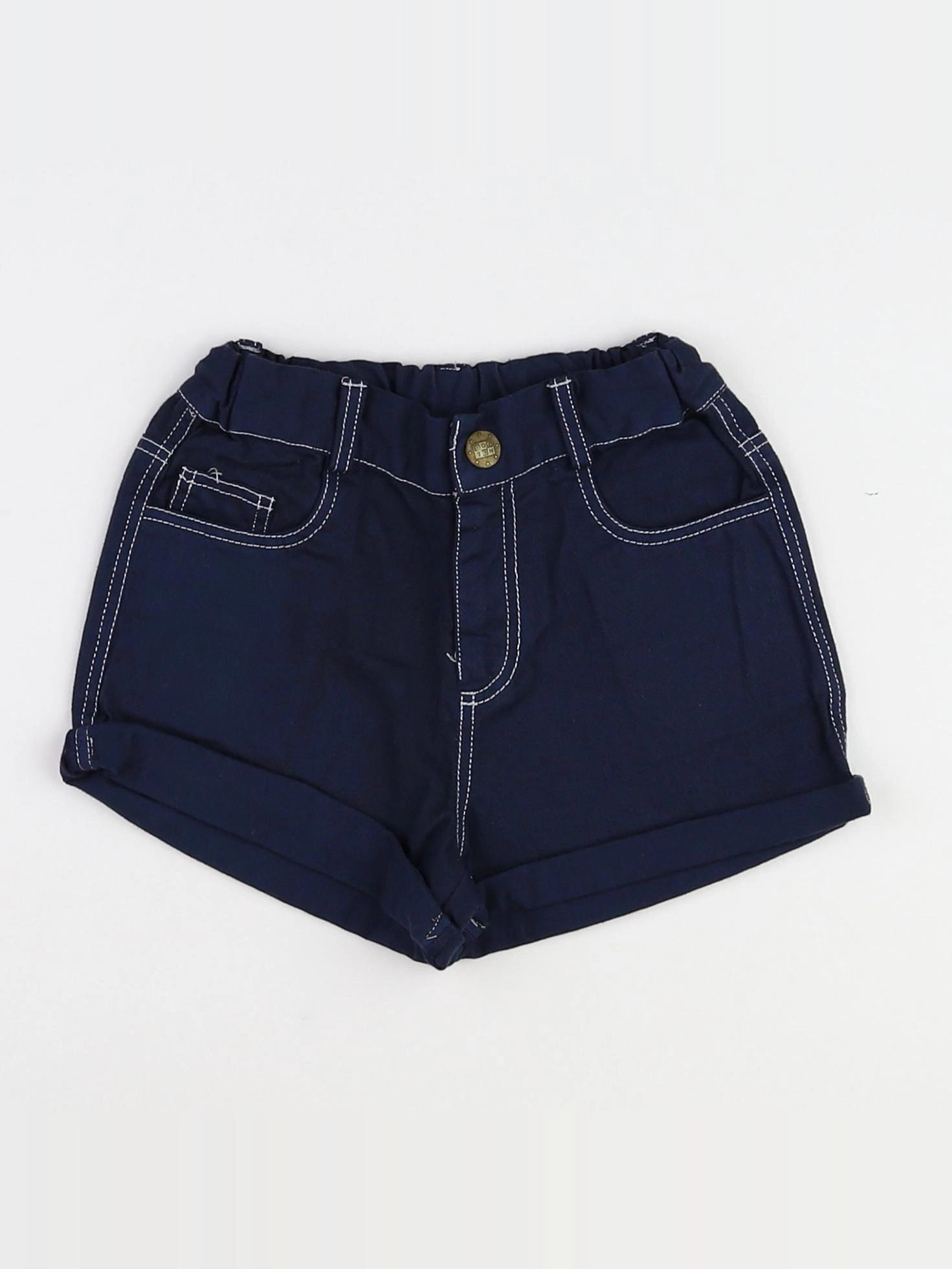 Bonton - short bleu - 6 mois