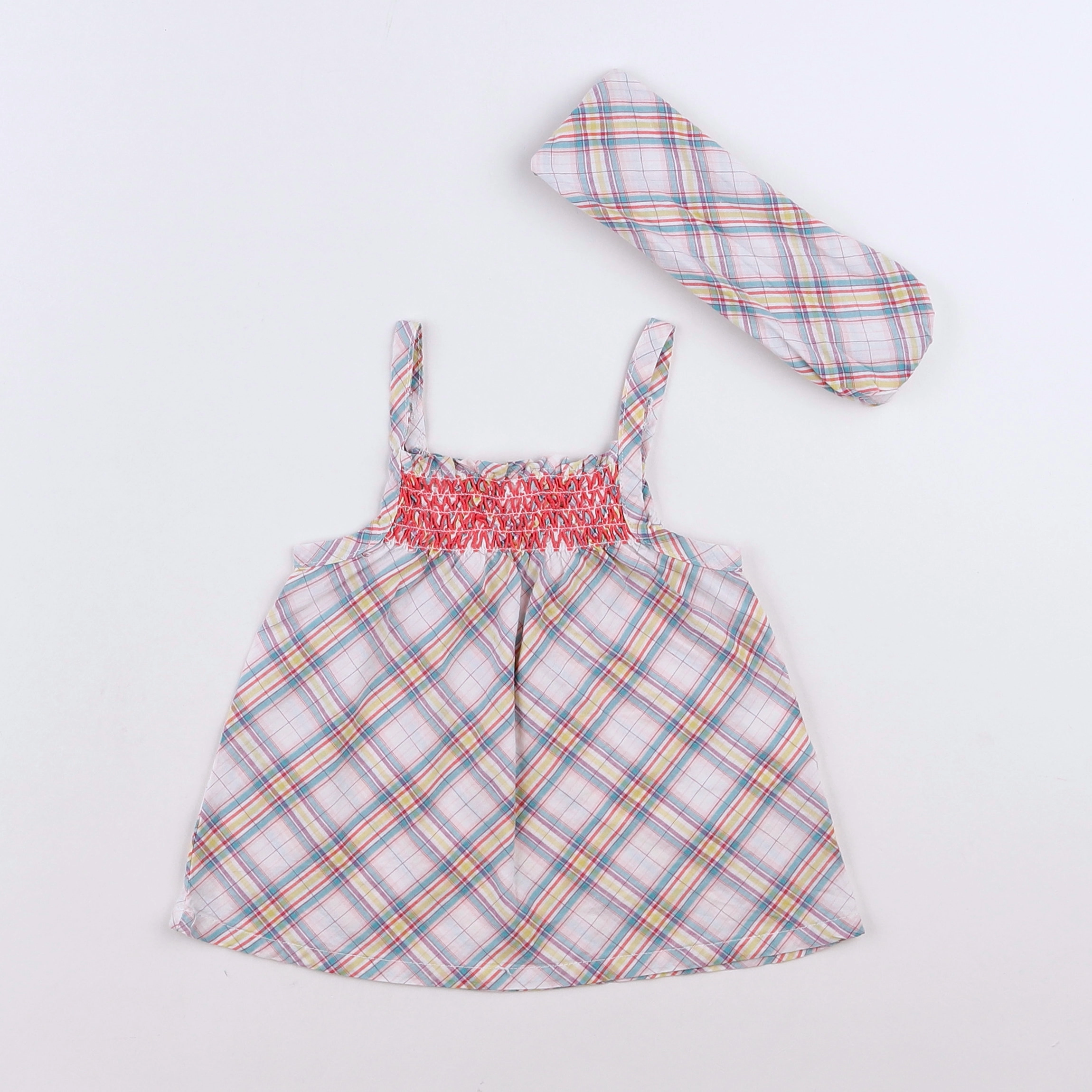 Vertbaudet - blouse multicolore - 12 mois