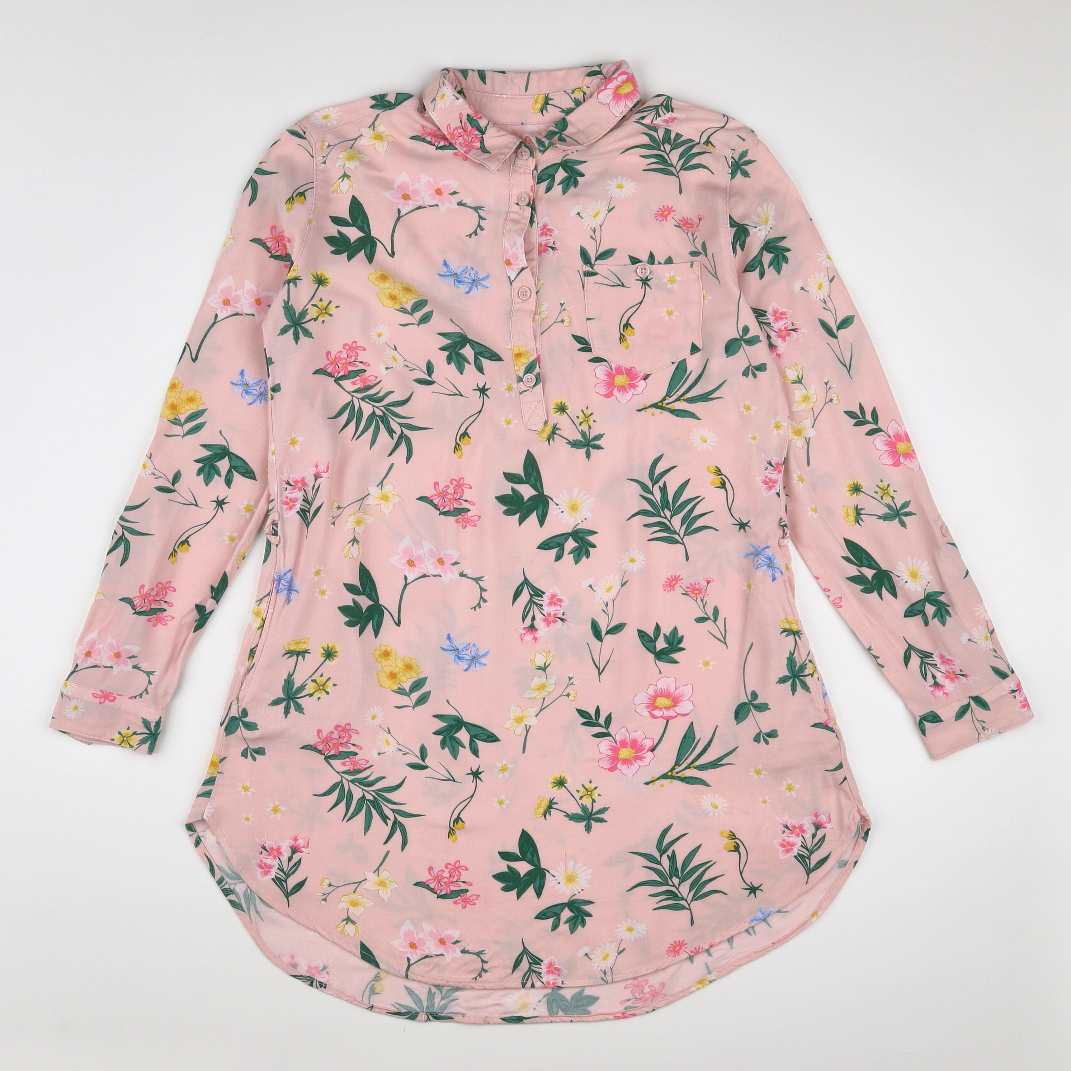 H&M - robe rose - 11/12 ans