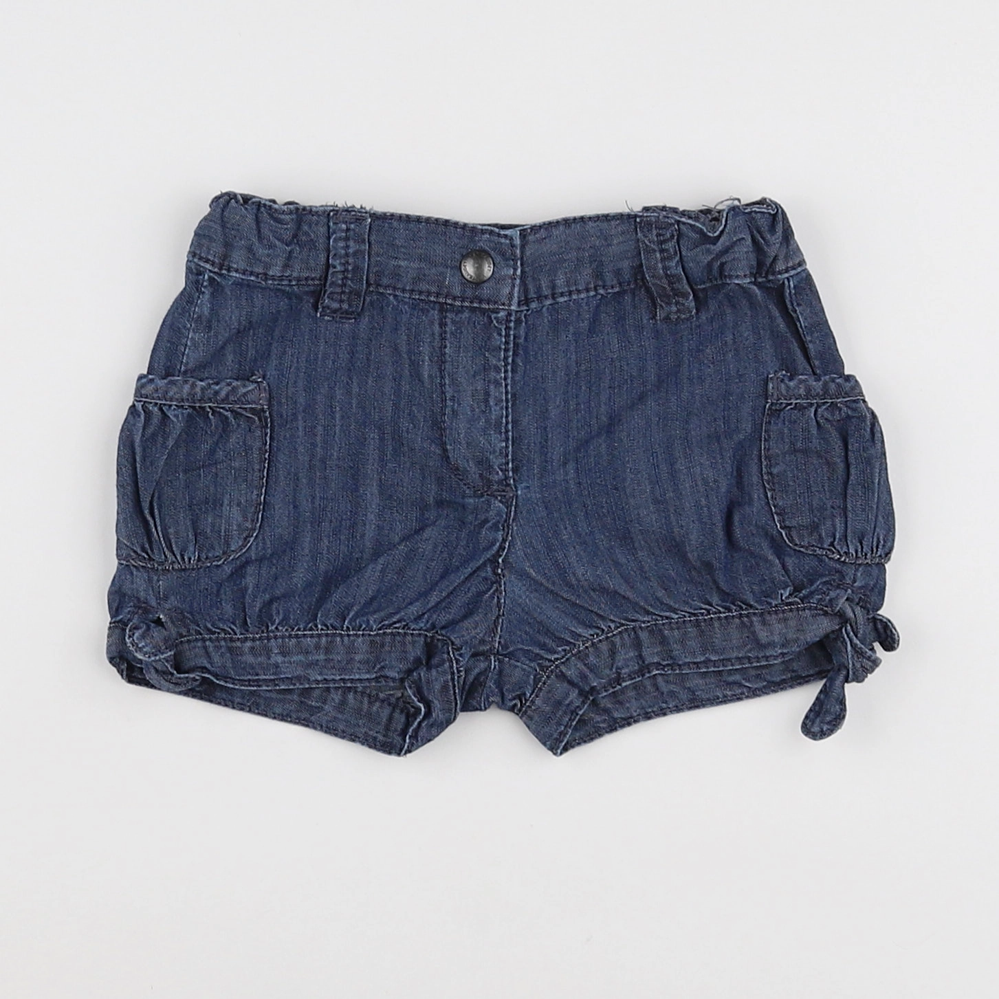 Vertbaudet - short bleu - 12 mois