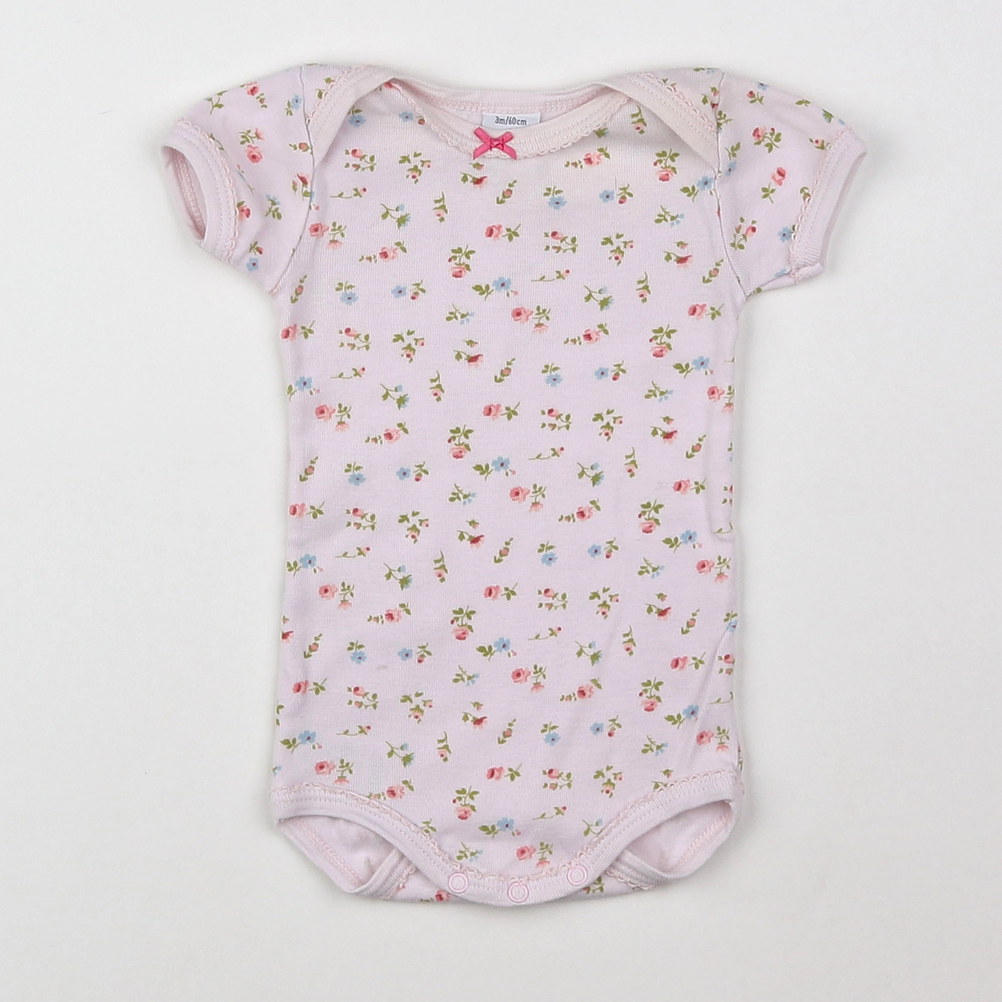 Petit Bateau - body multicolore - 3 mois